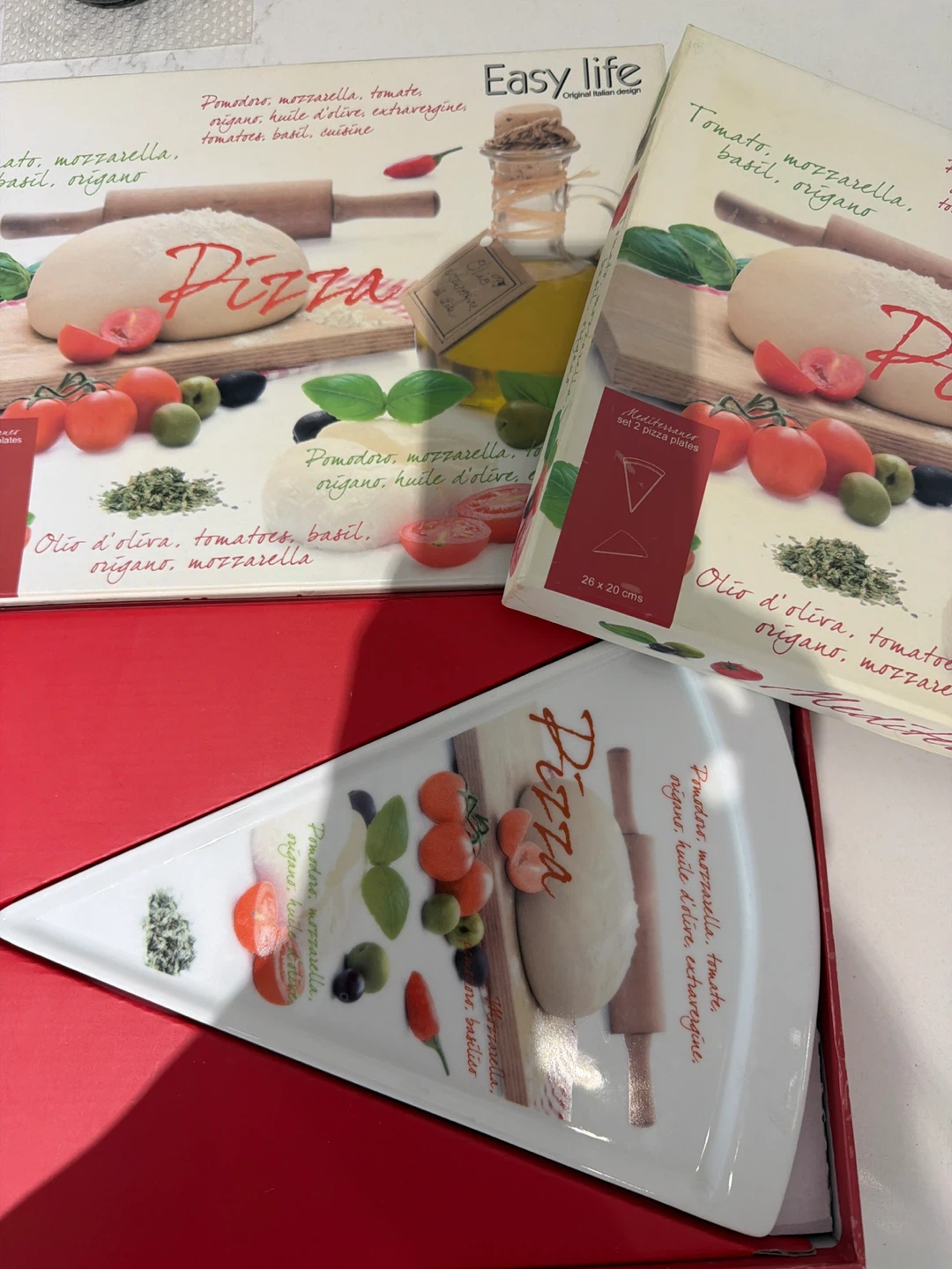 Easy Life Pizza Plates Set - New in Box