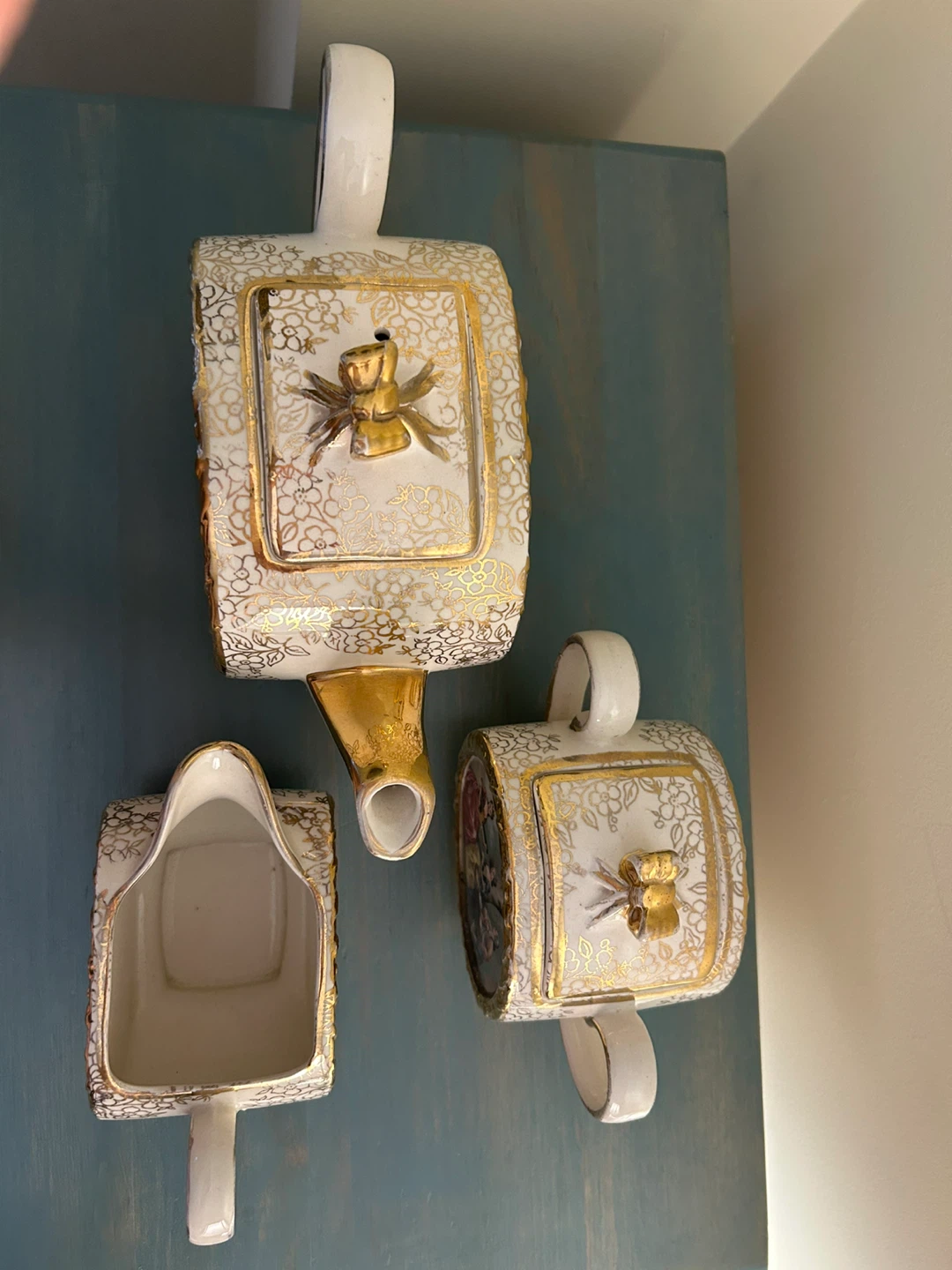 Vintage James Sadler Cherub Tea Set - photo 2
