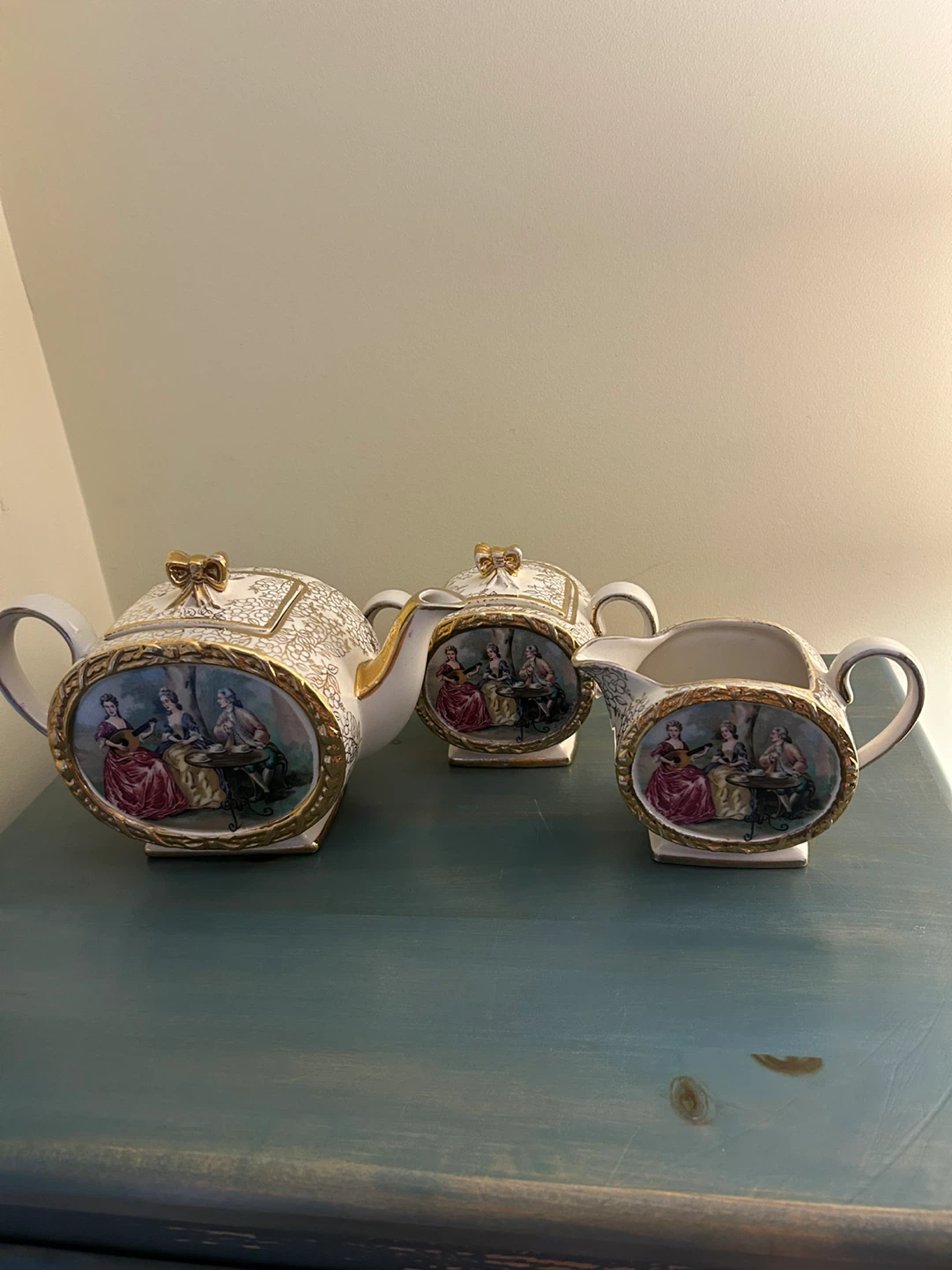 Vintage James Sadler Cherub Tea Set