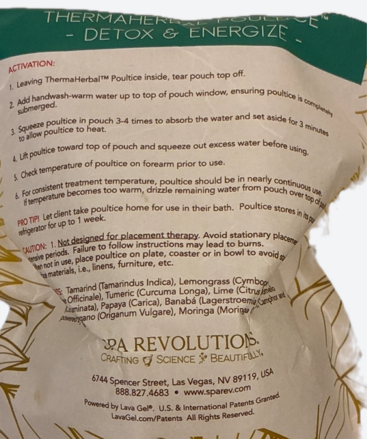 ThermaBliss Poultice Detox & Energize Spa Heated Herbal Massage - photo 2