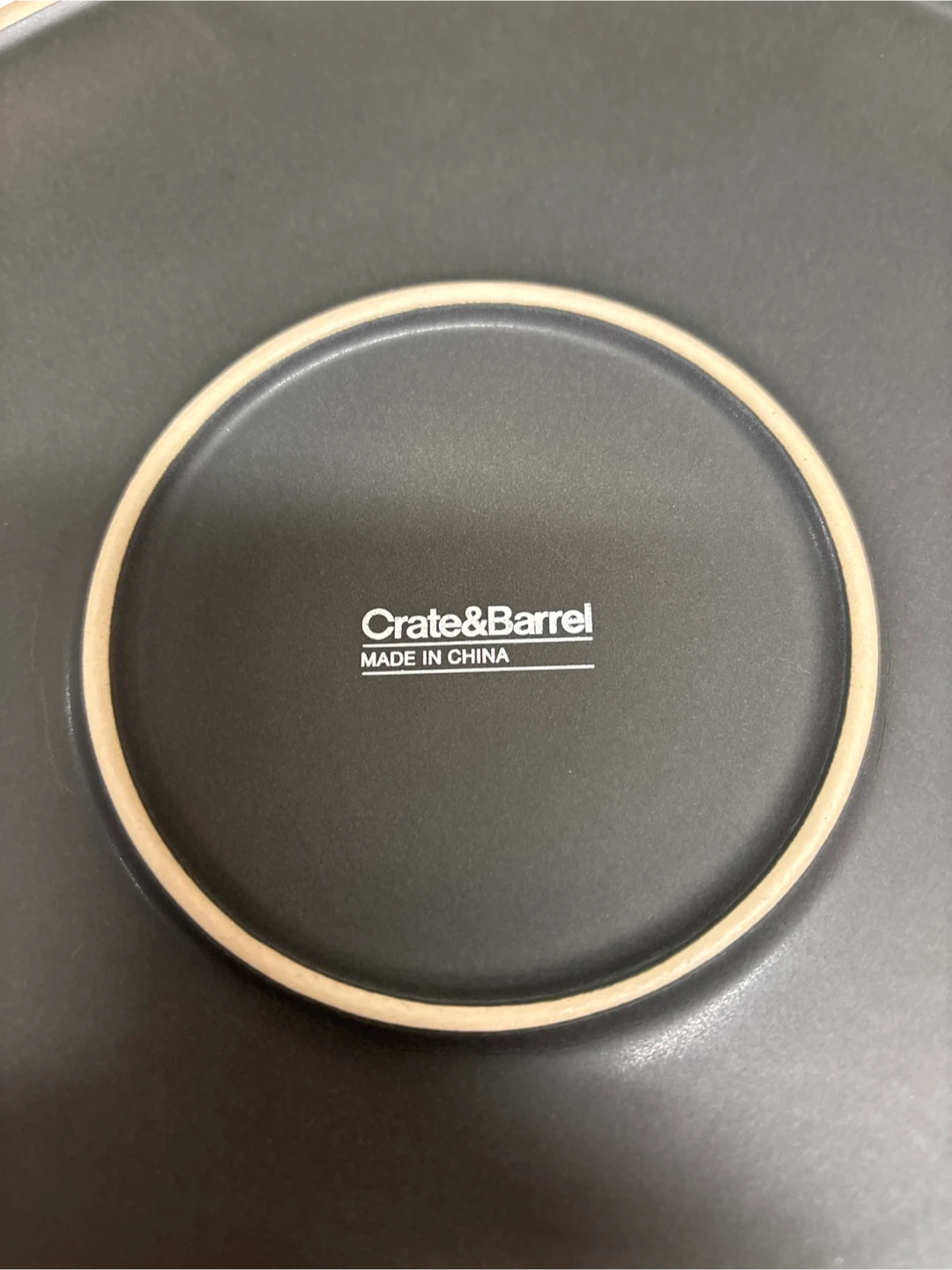 Crate & Barrel Dinnerware Set - Gray Plates & Bowls - photo 2