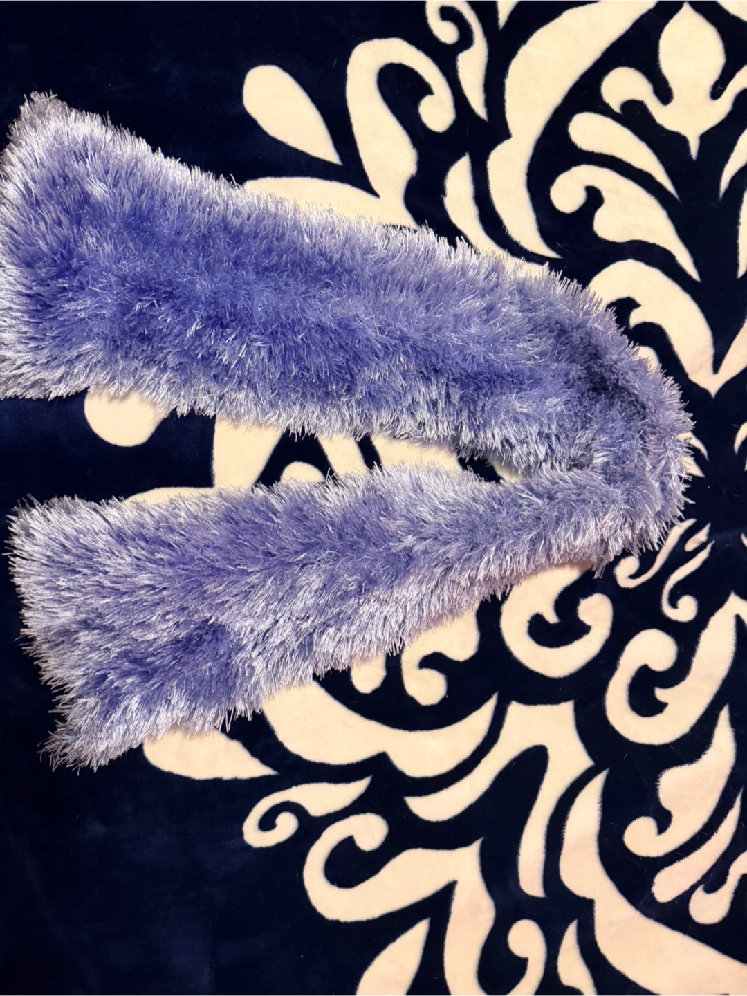 Purple Fuzzy Scarf - photo 2