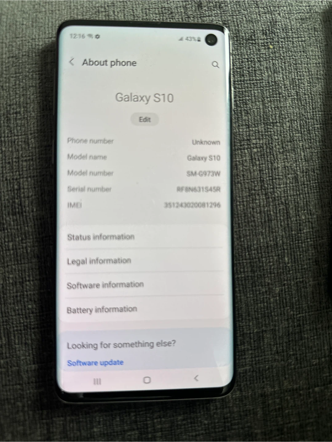 Samsung Galaxy S10