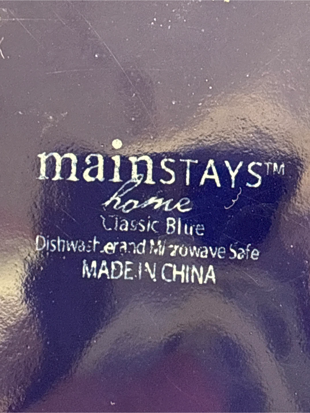 Mainstays Classic Blue Dishes Set - photo 4