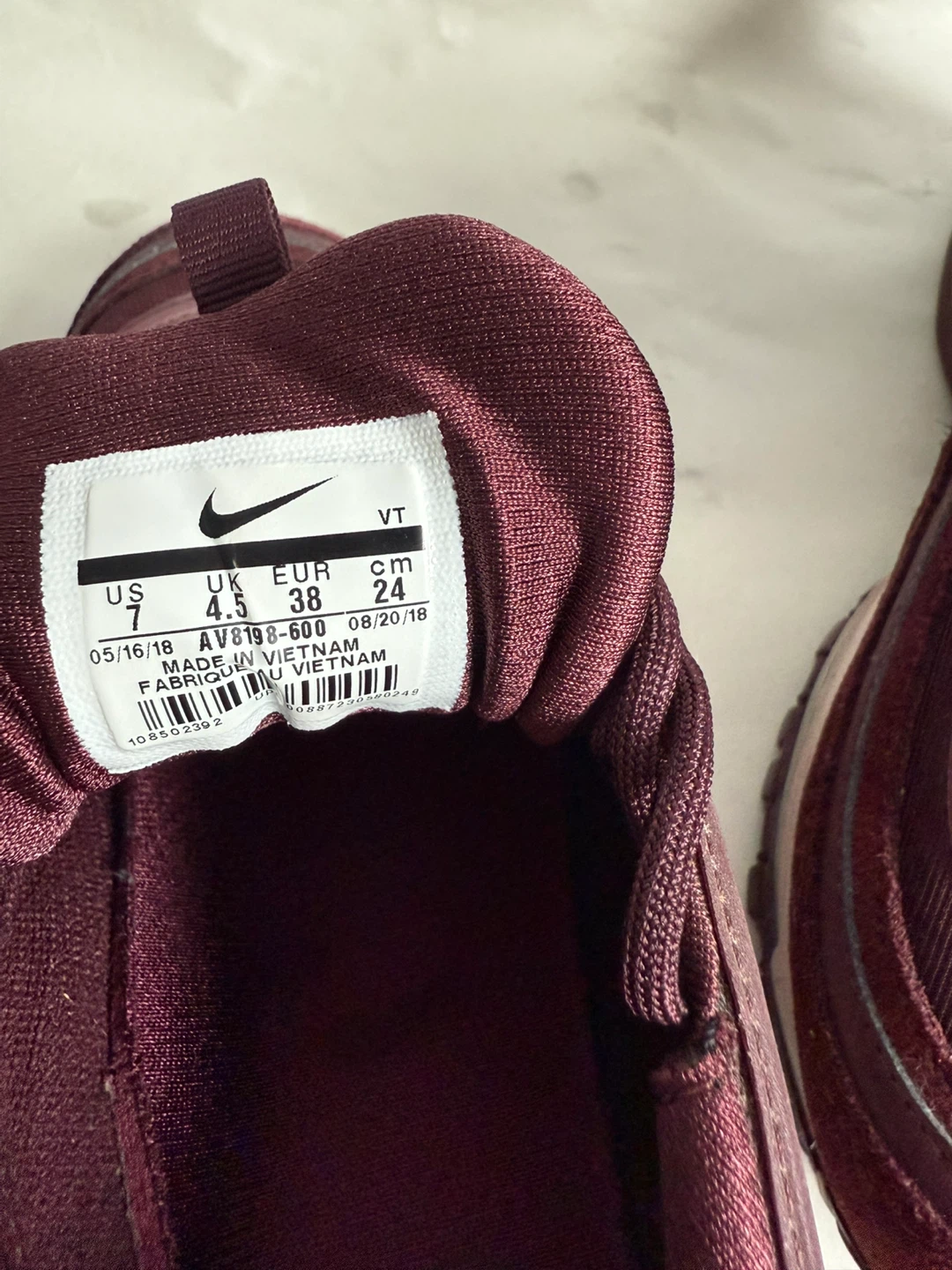 Nike Air Max 97 SE Burgundy Crush, US 7 Women's - photo 4