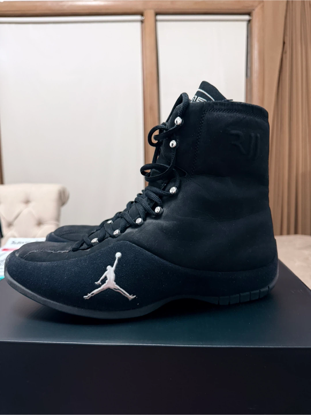 Jordan Jones Boxing Boots Black Size 10 - photo 4