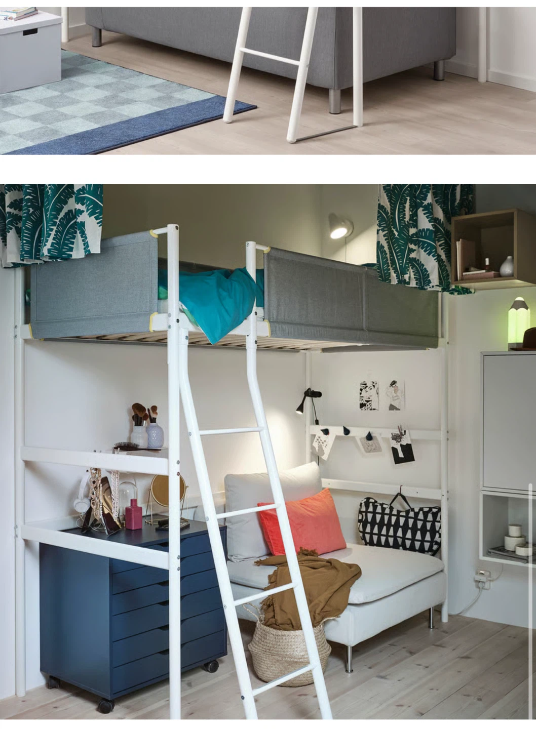 IKEA VITVAL Loft Bed Frame - Twin - photo 5
