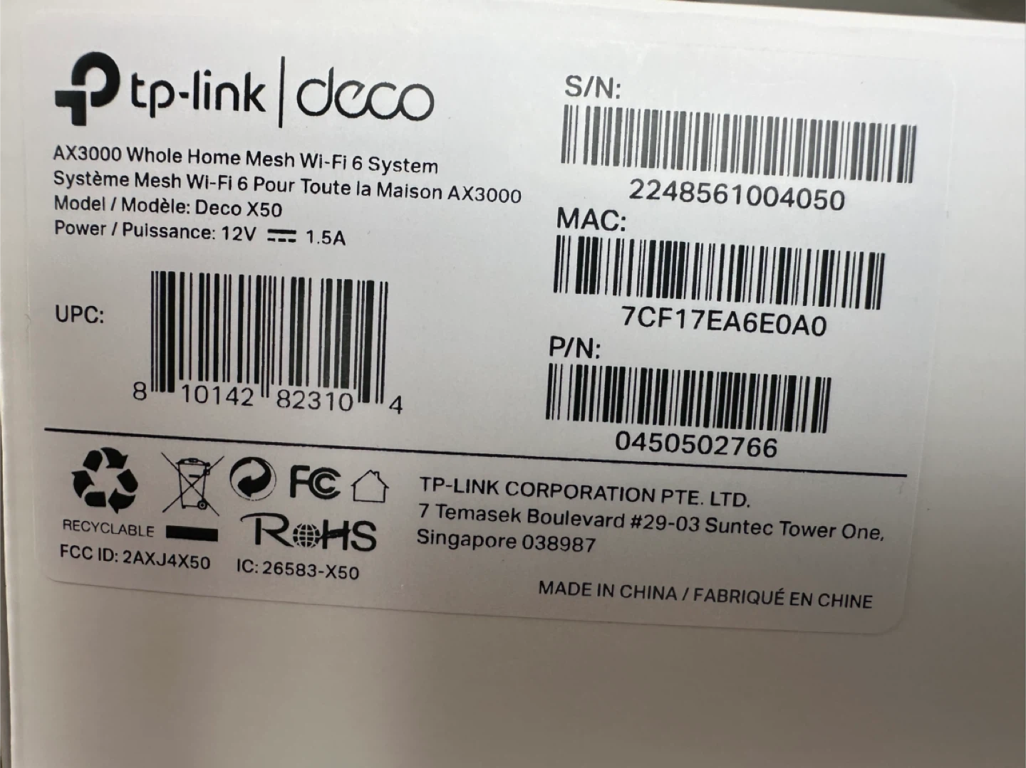 2 pods - TP-Link Deco X50 AX3000 Whole Home Mesh WiFi 6 System - photo 5
