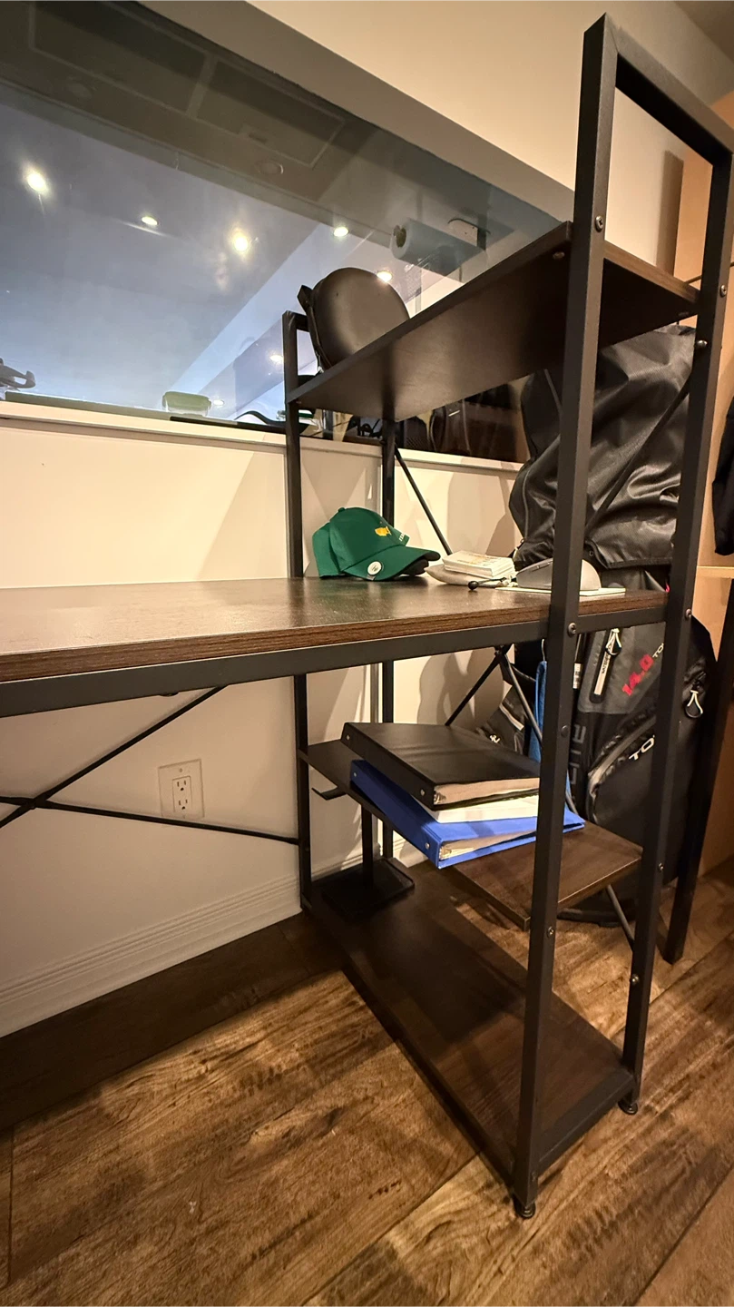 Study Desk with Shelves – Excellent Condition - photo 3