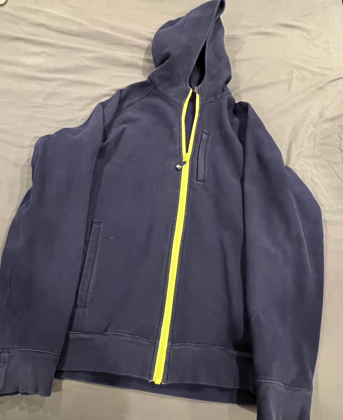 Lululemon Hoodie, Navy Blue & Yellow - photo 3