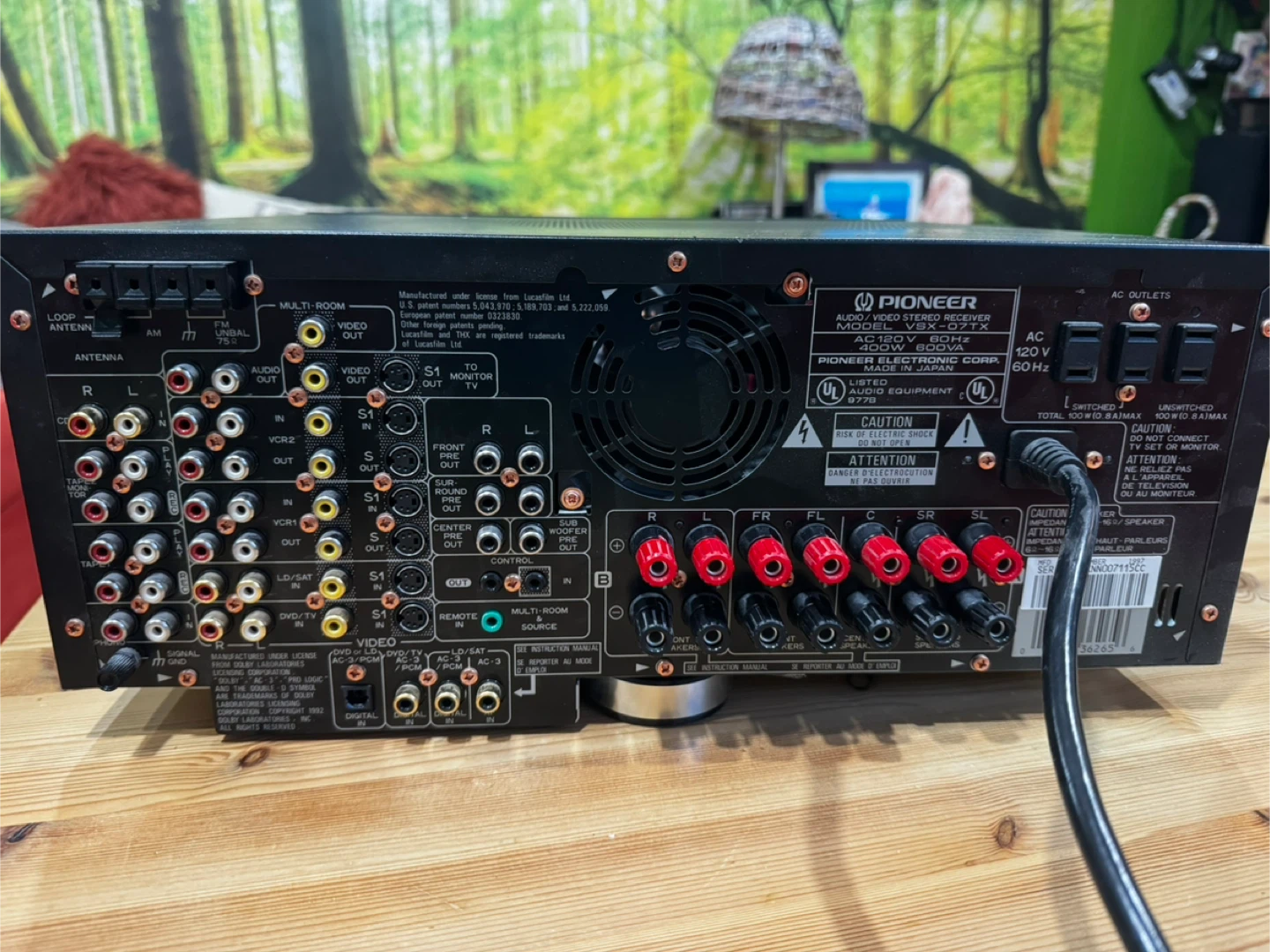 Pioneer Elite VSX-07TX Audio/Video Stereo Receiver - photo 4