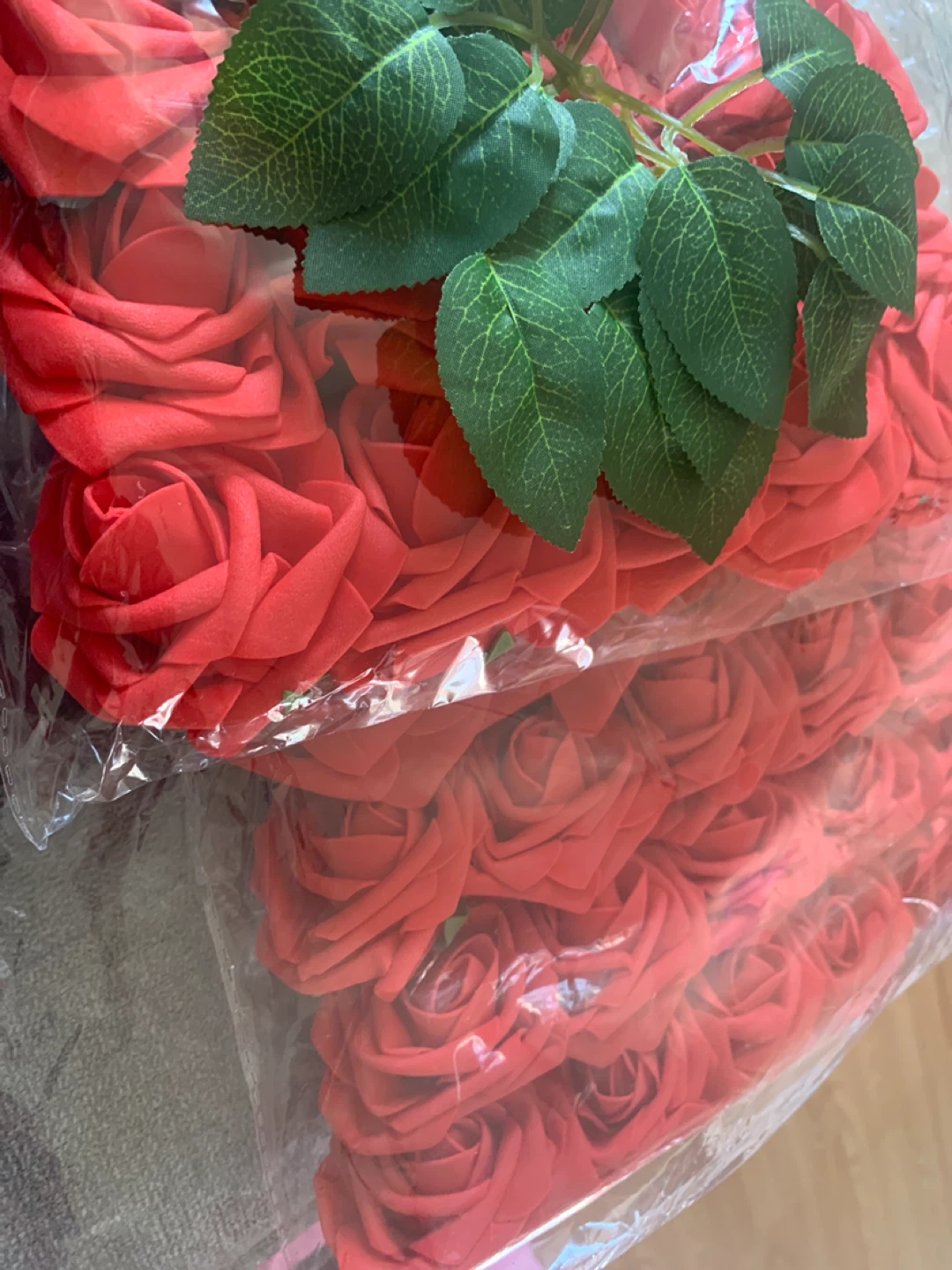 Red Artificial Roses - New in Package - photo 2