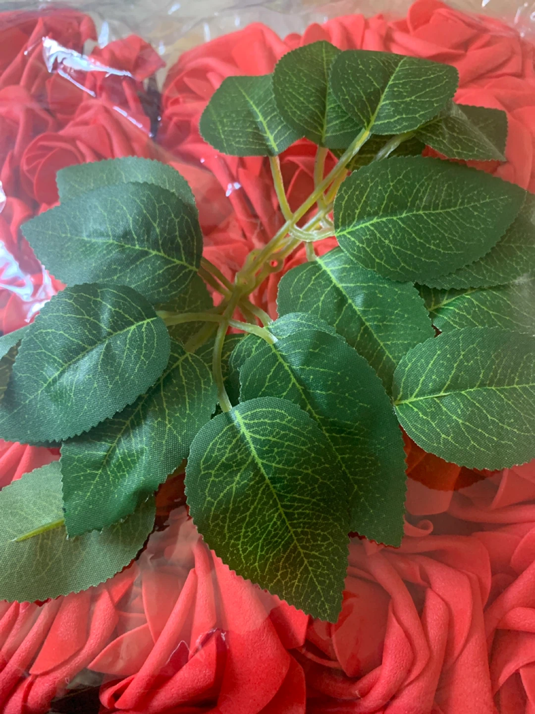 Red Artificial Roses - New in Package