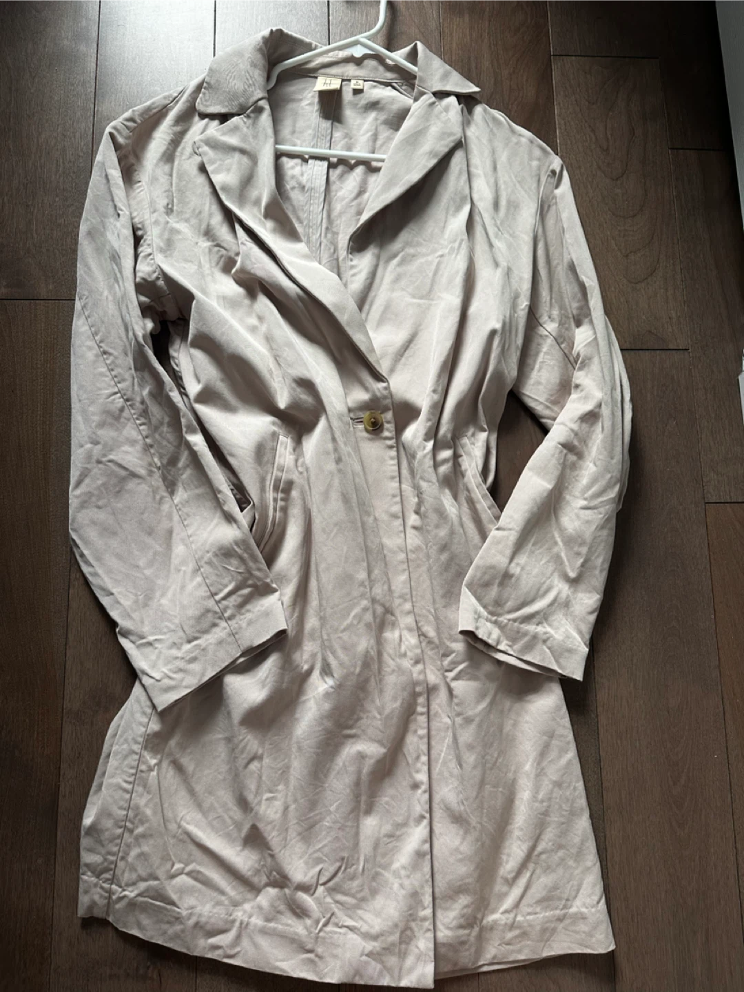 Uniqlo Women's Light Trench Coat - Size M