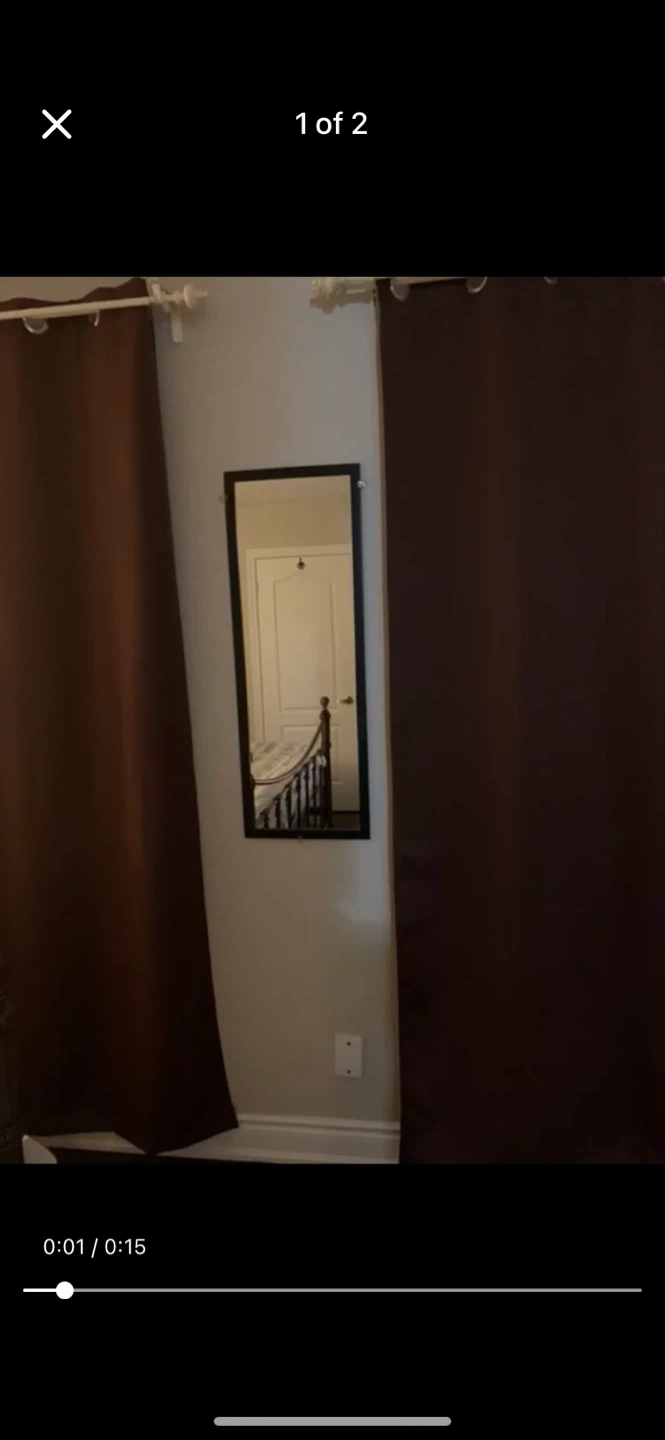 New brown  black out curtains
