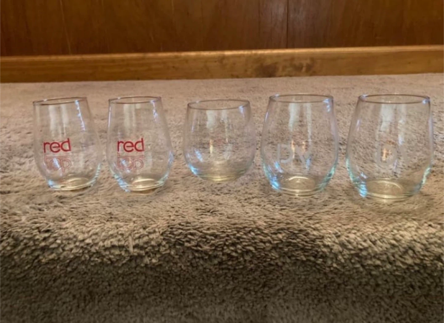 5 Brandy Wine Glasses