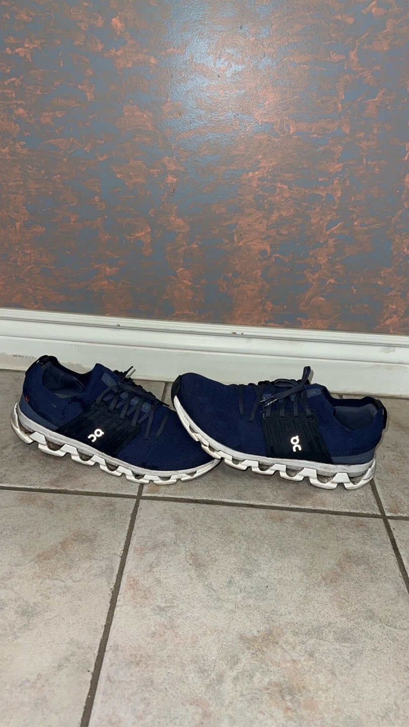 On Cloud Navy Blue Running Shoes - photo 2