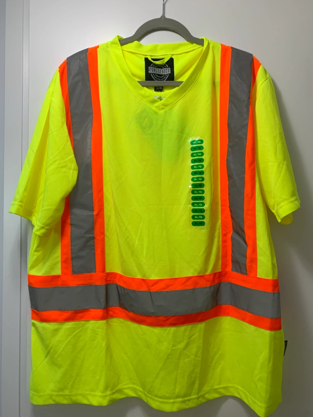 Forcefield Safety Tee - XL/16 Hi-Vis
