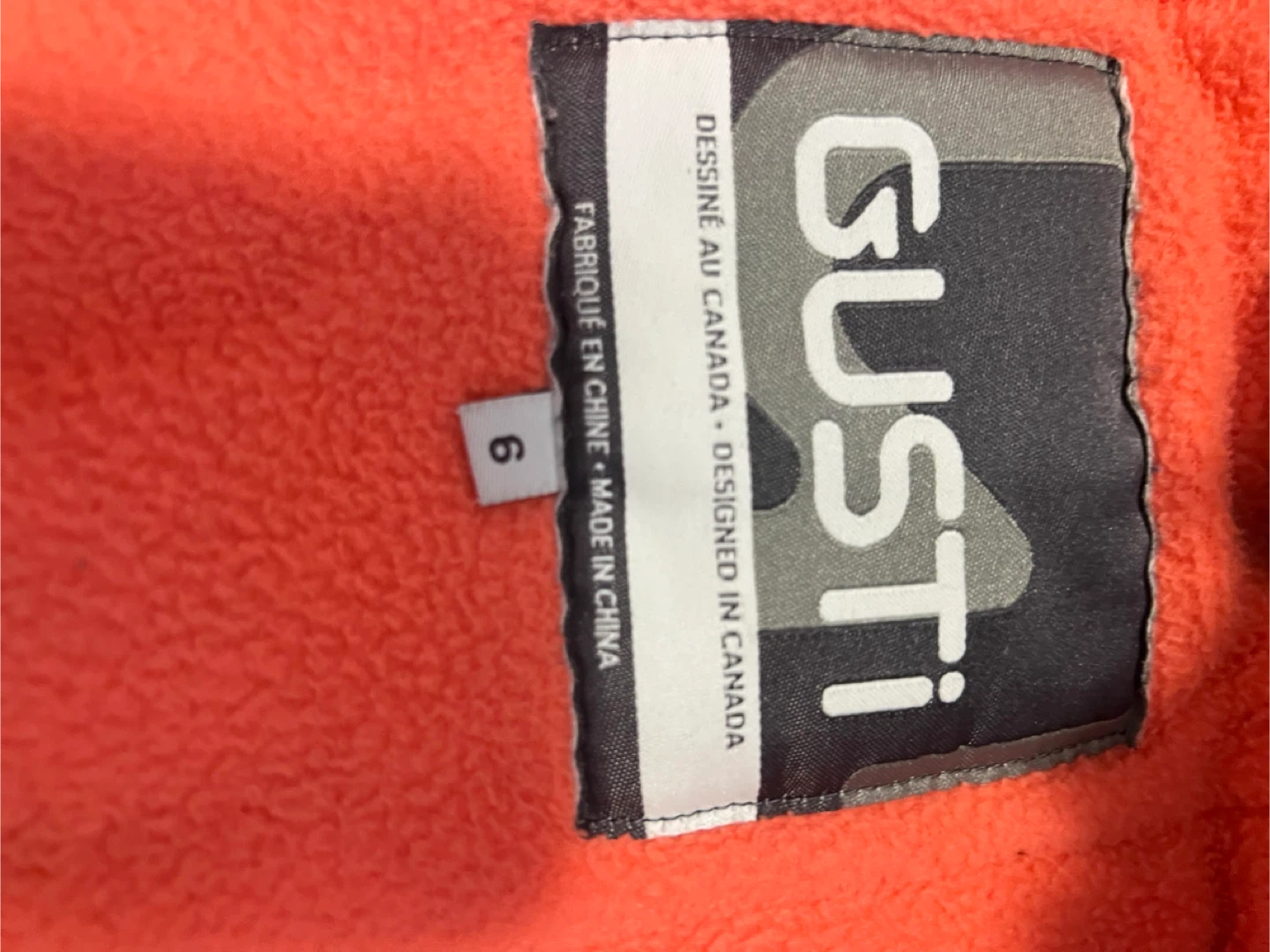 Gusti Kids' Winter Jacket - Size 6 - photo 4