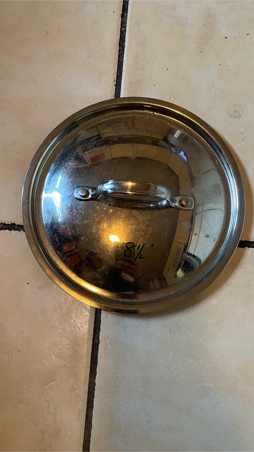 8 1/2" Stainless Steel Pot Lid
