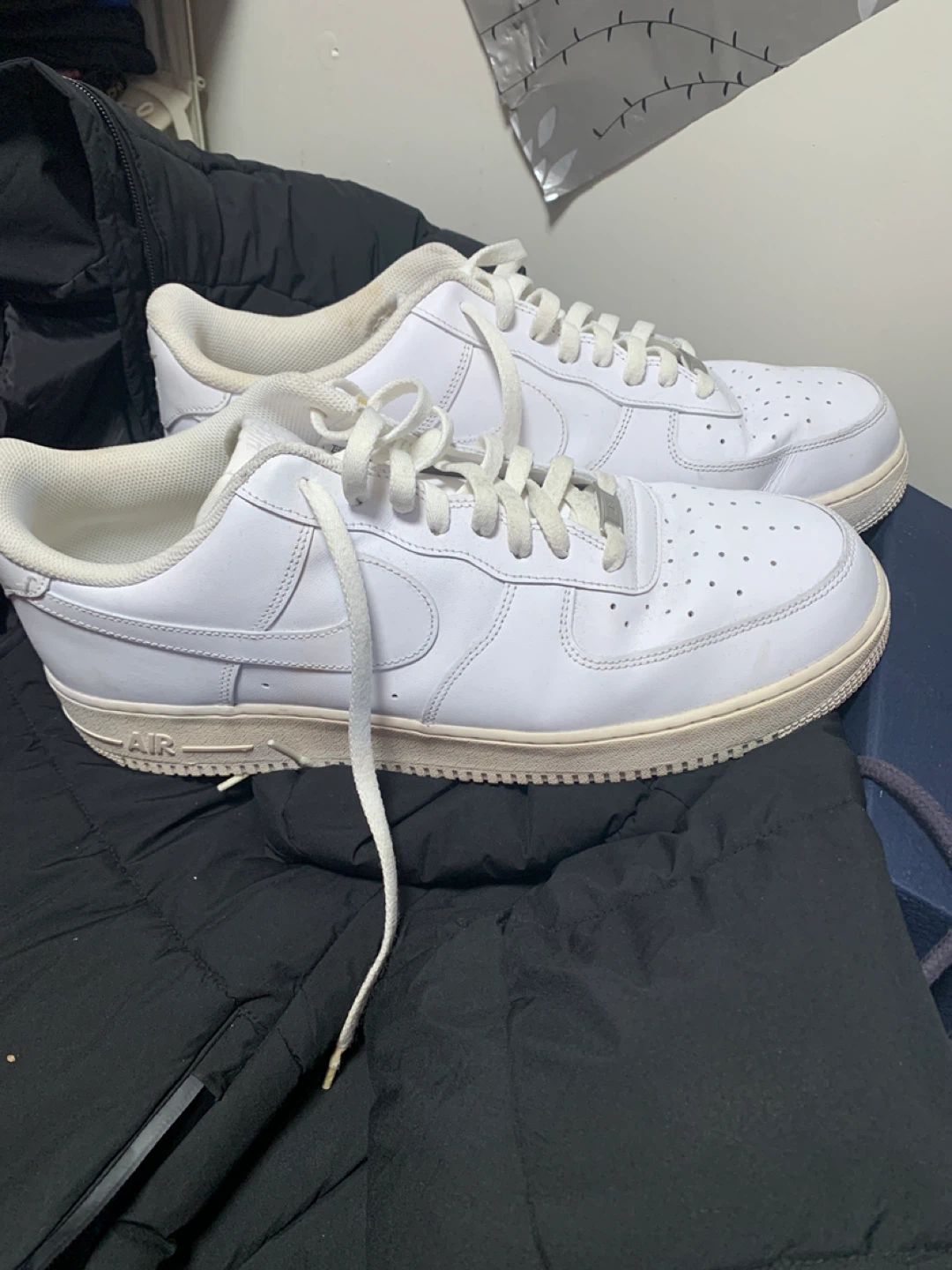 Nike Air Force 1 Low White Men's Size 12