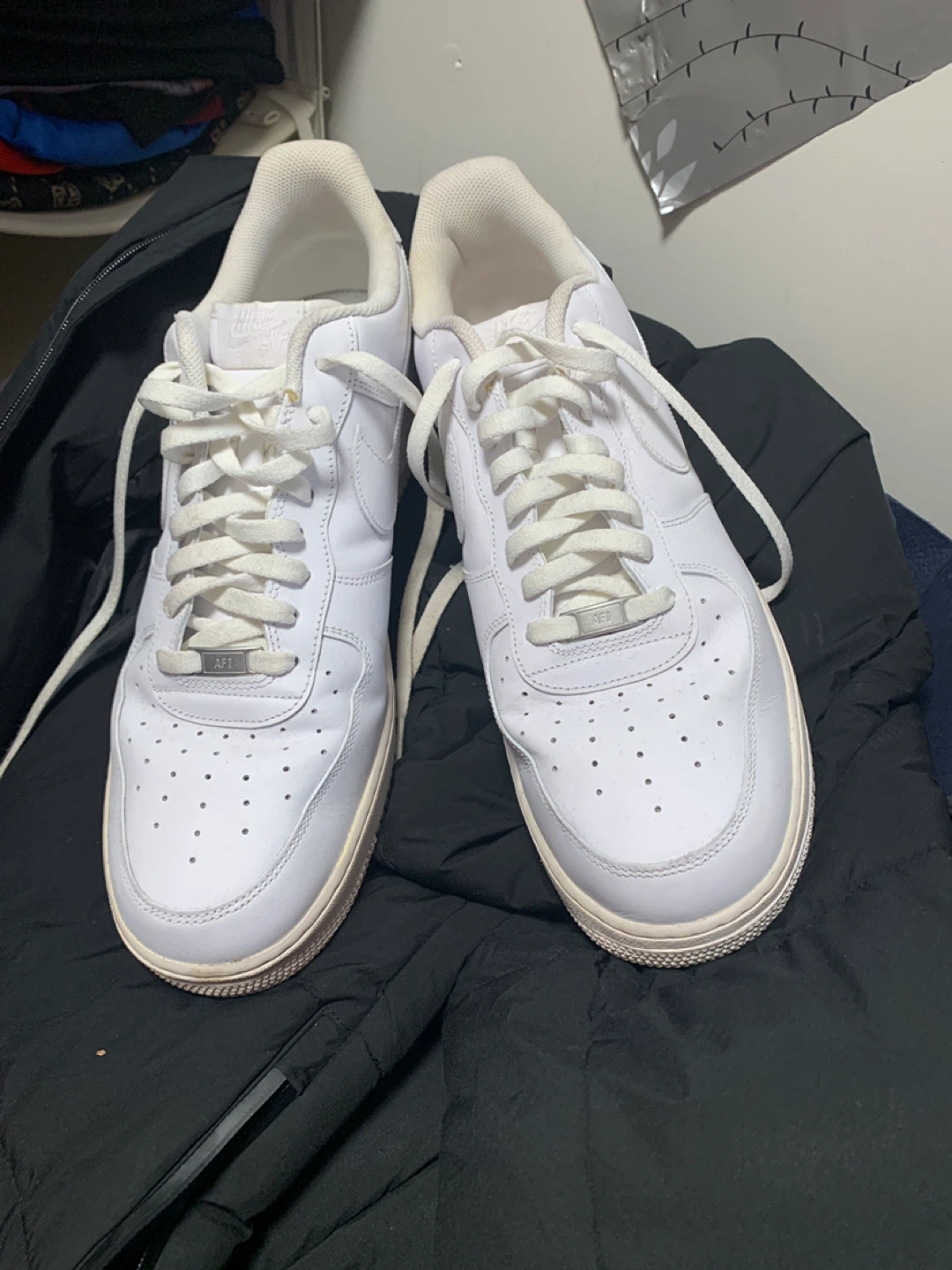Nike Air Force 1 Low White Men's Size 12 - photo 2