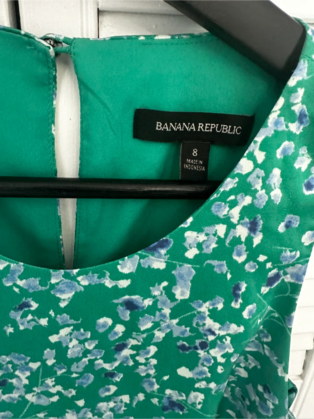 Banana Republic Green Floral Dress - Size 8 - photo 3