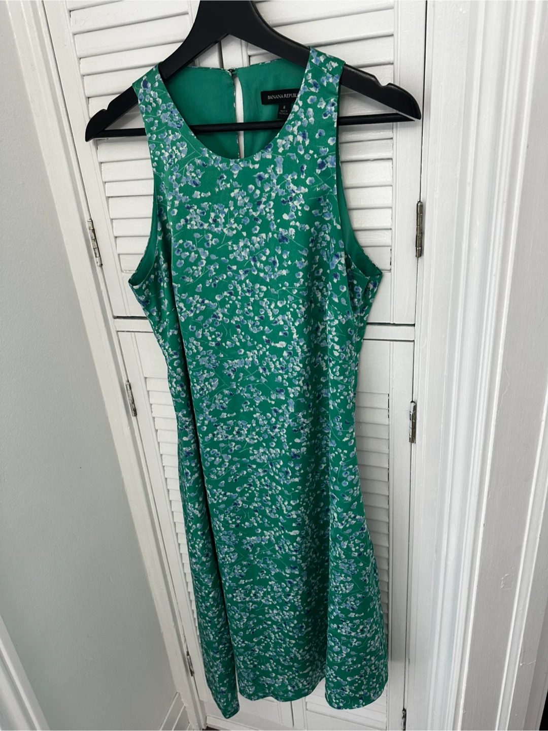 Banana Republic Green Floral Dress - Size 8 - photo 2