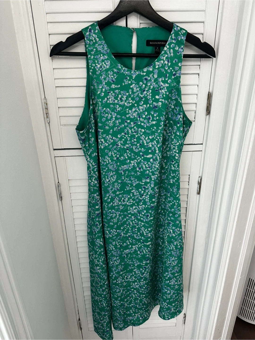 Banana Republic Green Floral Dress - Size 8