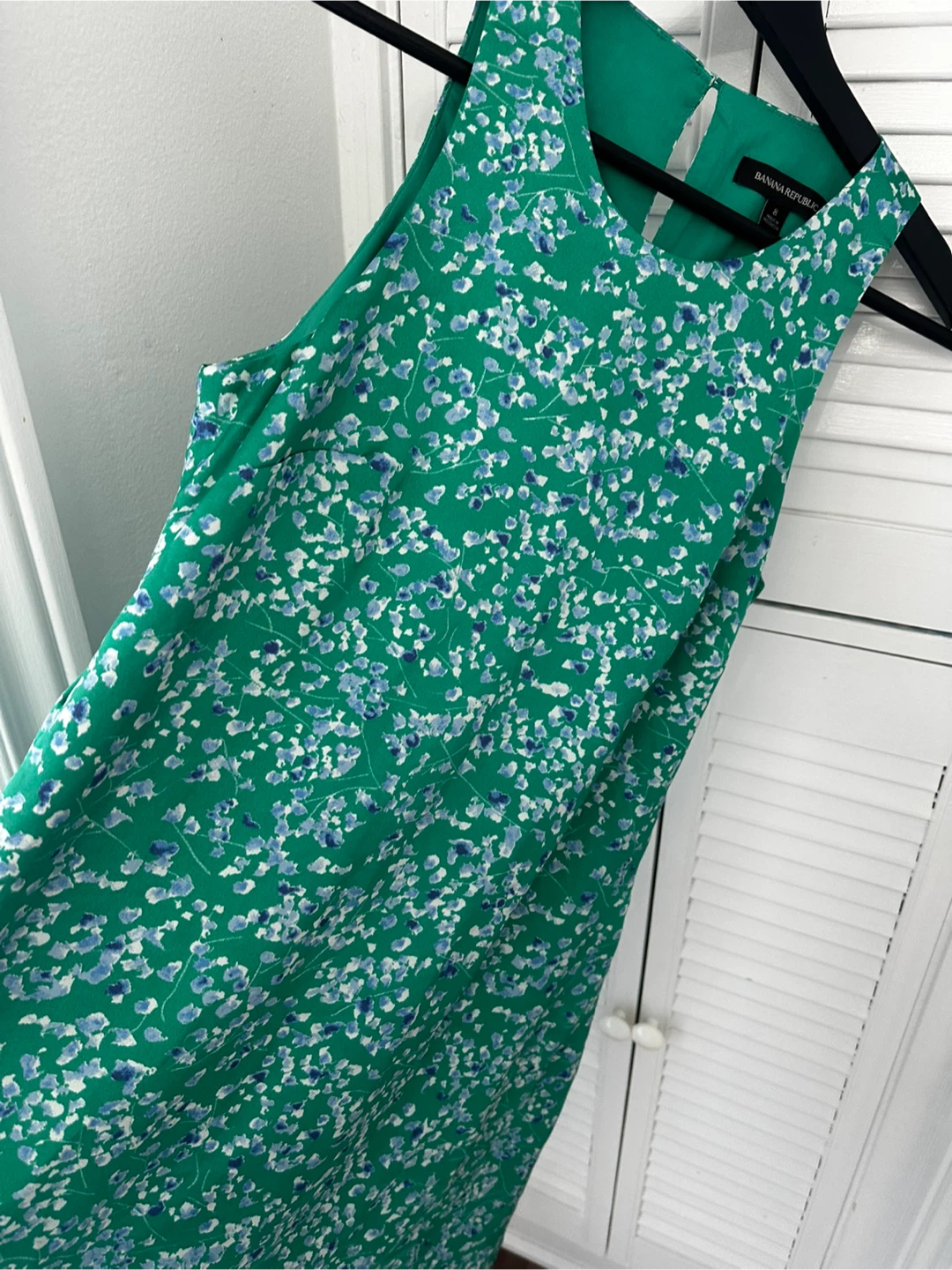 Banana Republic Green Floral Dress - Size 8 - photo 4