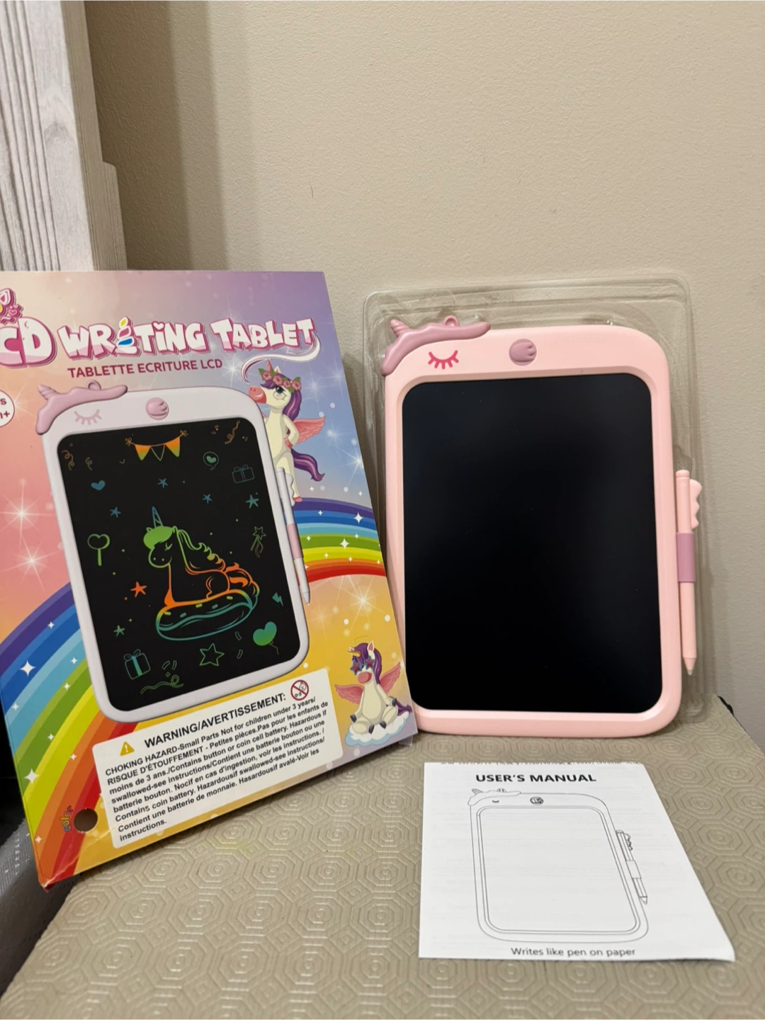 Learn & Play Smart Doodles Unicorn LCD Writing Tablet