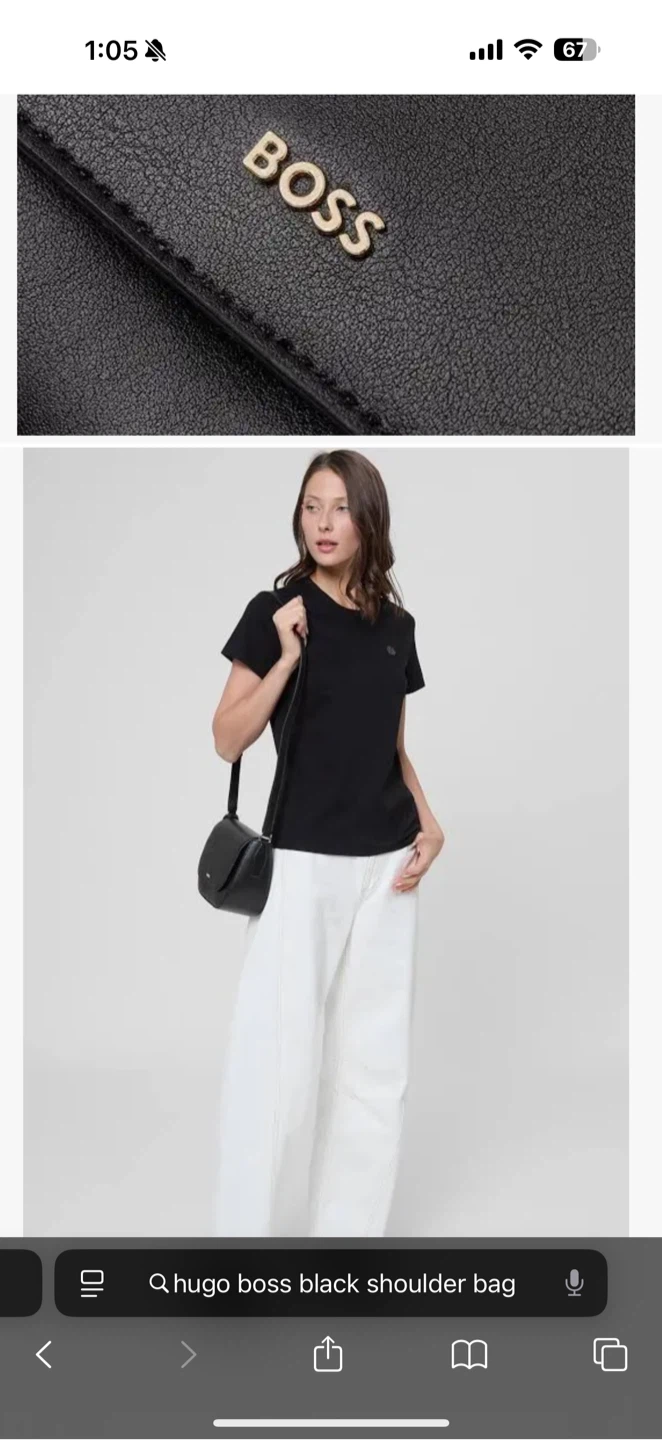 Hugo Boss Black Leather Shoulder Bag - photo 5