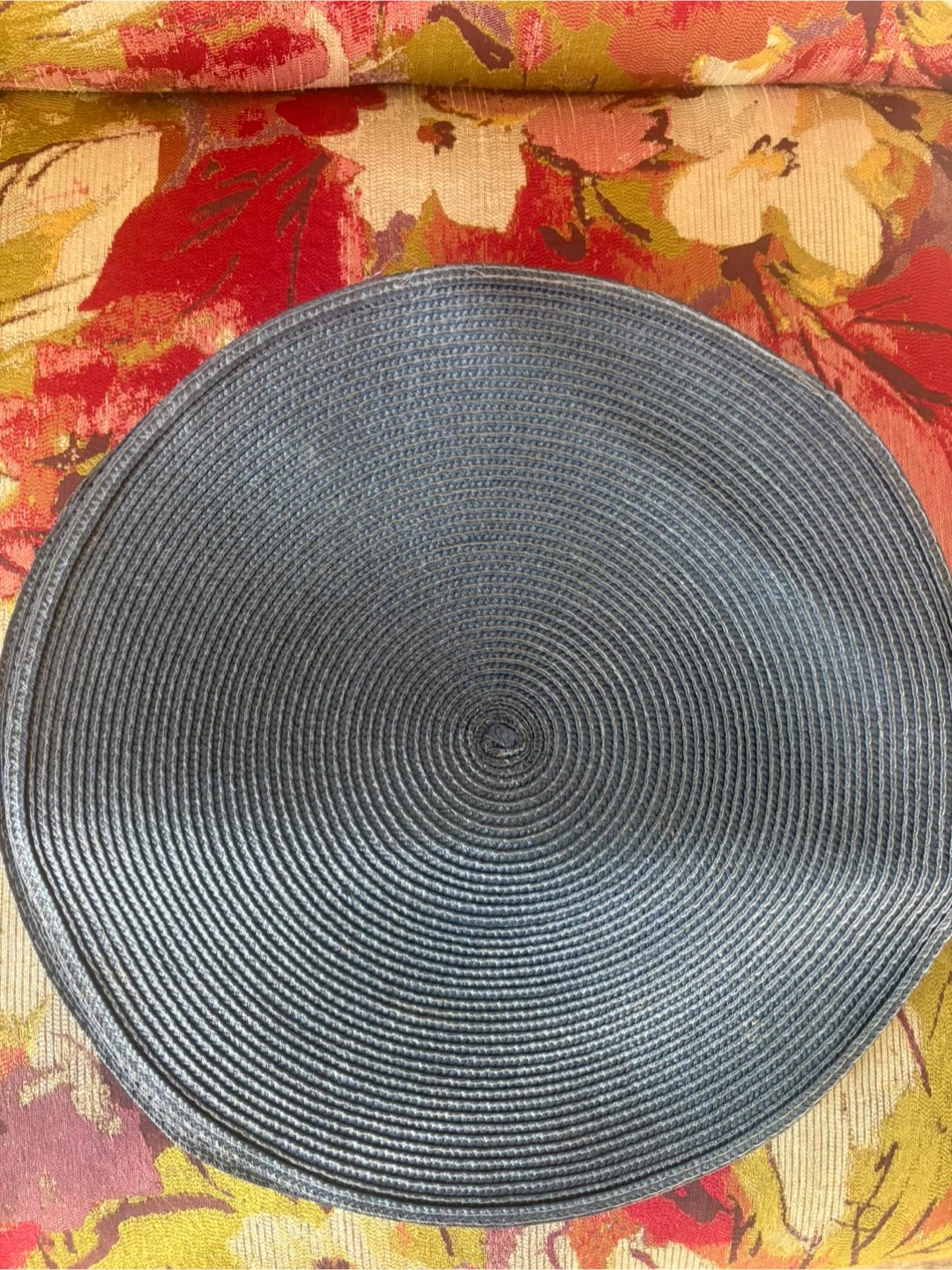 Set of 4 Blue Woven Placemats