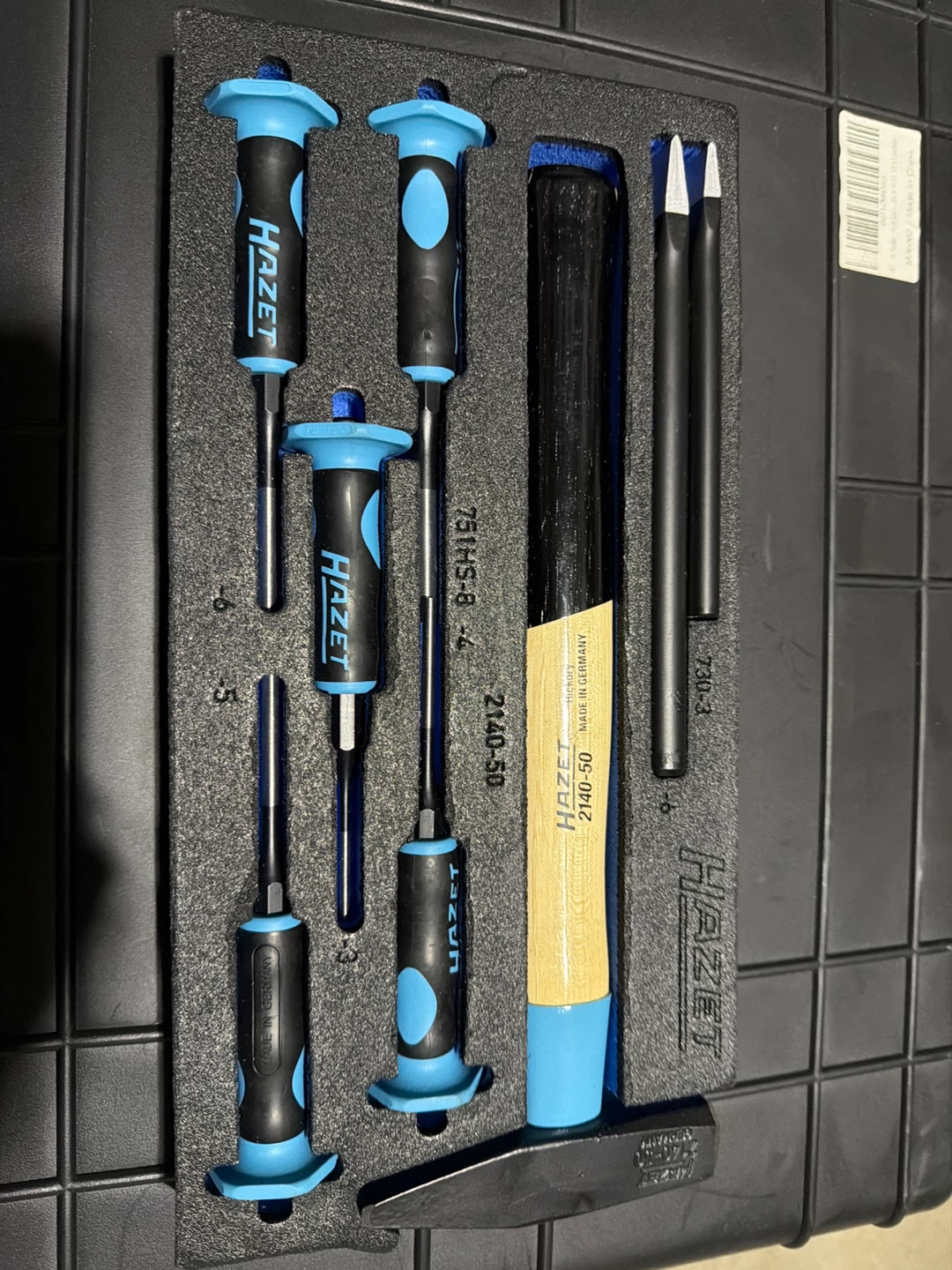 HAZET 11-Piece Tool Set w/ Safety Insert