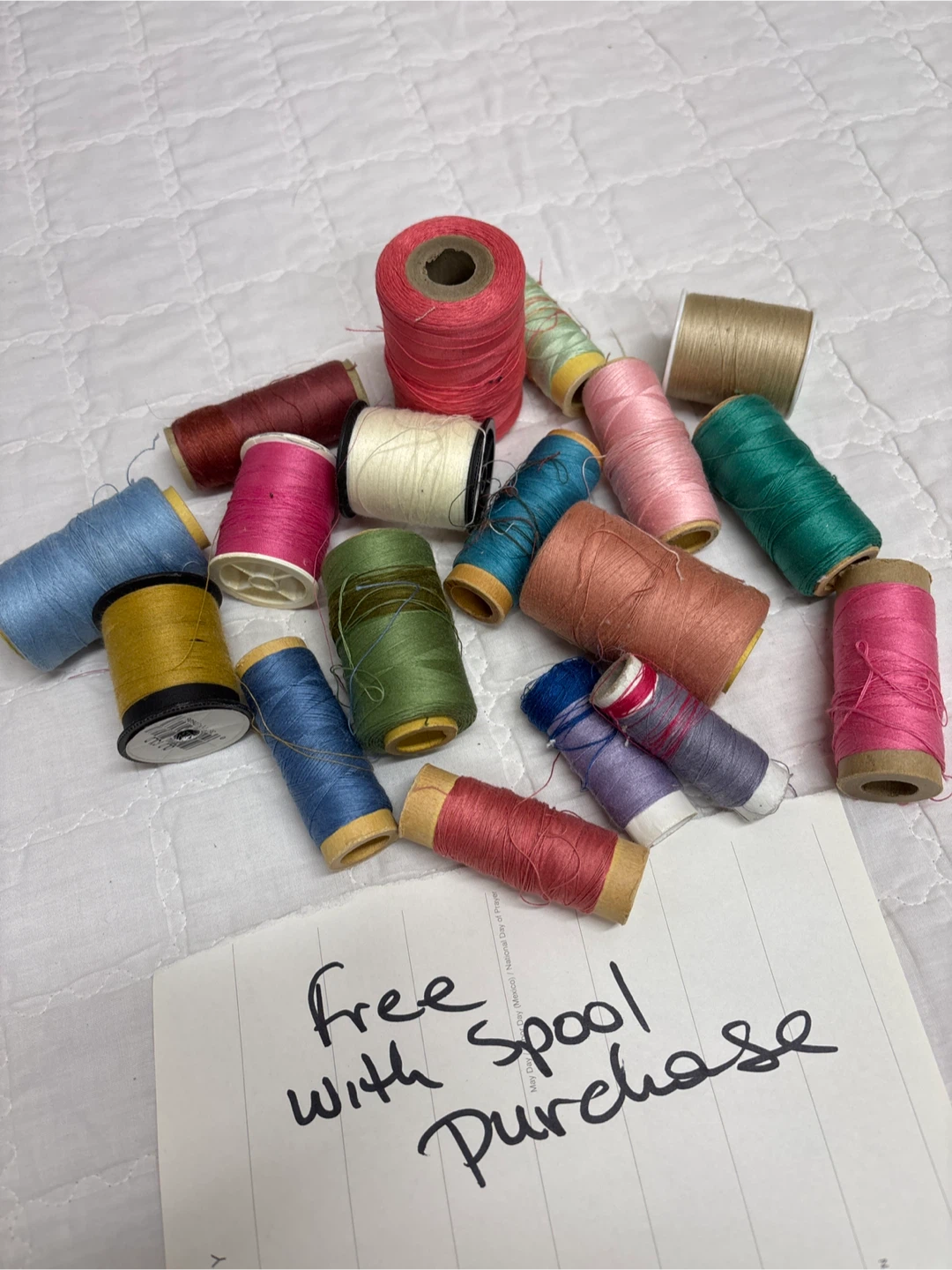 Lot of Sewing Thread Spools - photo 4