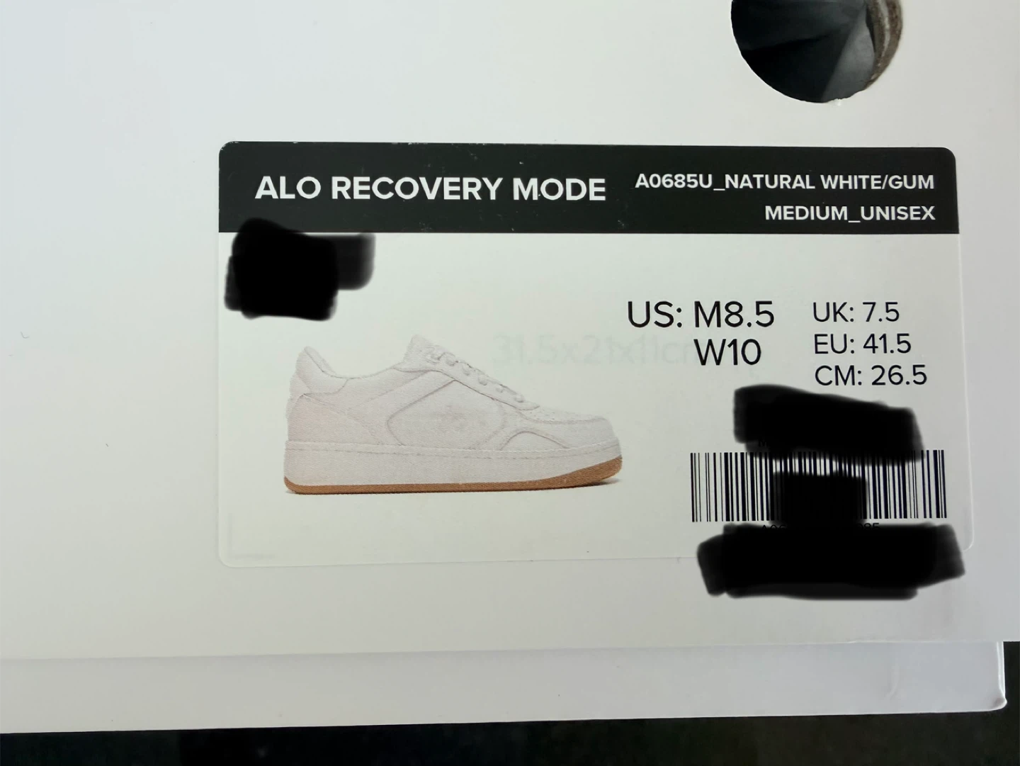 New Alo Recovery Mode Sneakers - US M8.5/W10 - photo 3
