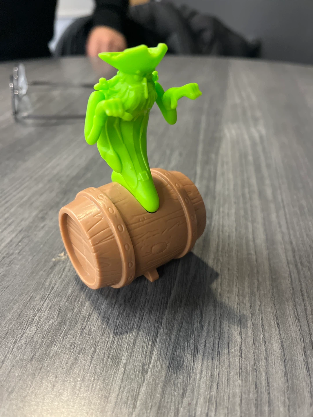 🧡Burger King Green Ghost on Barrel Figurine