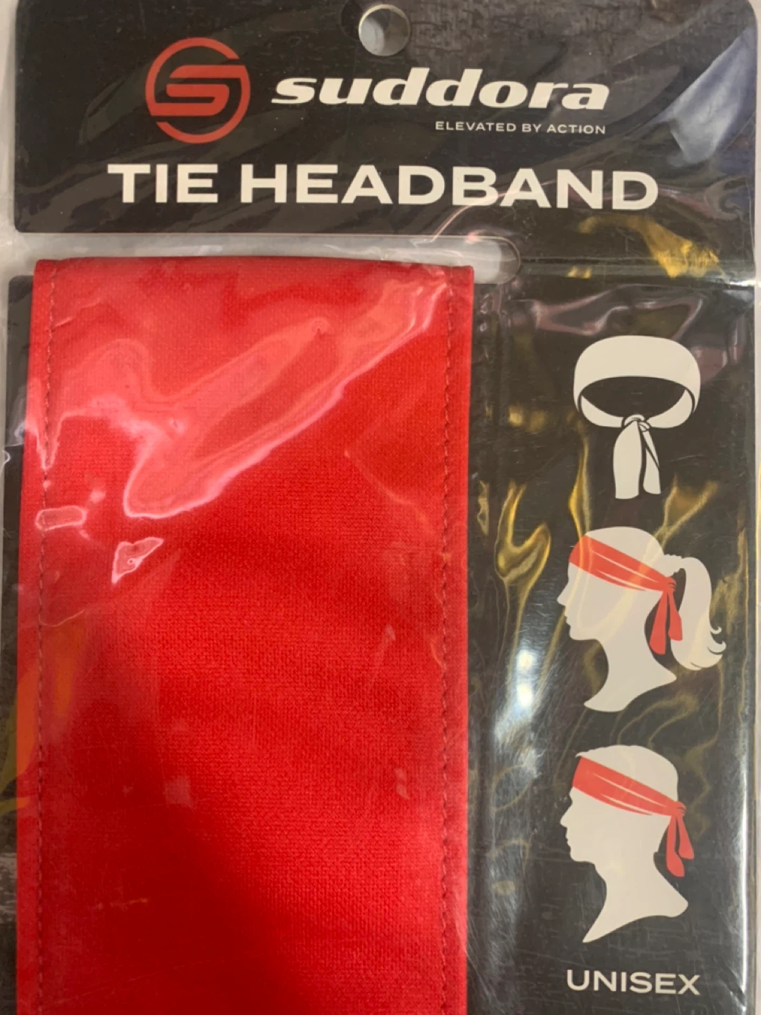 New Suddora Red Tie Headband - Unisex - photo 5