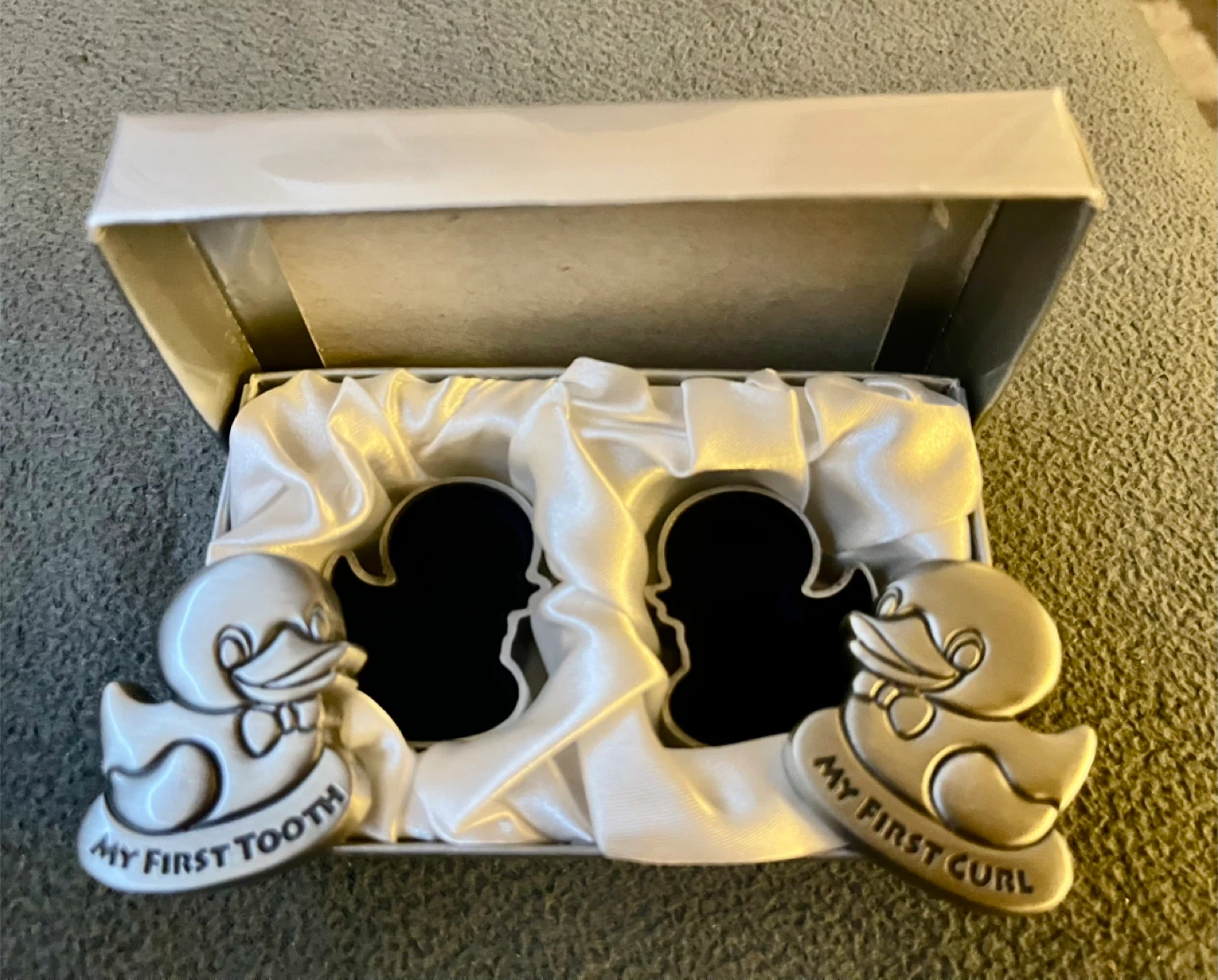 #🧡 My First Tooth & Curl Keepsake Box - New - photo 3