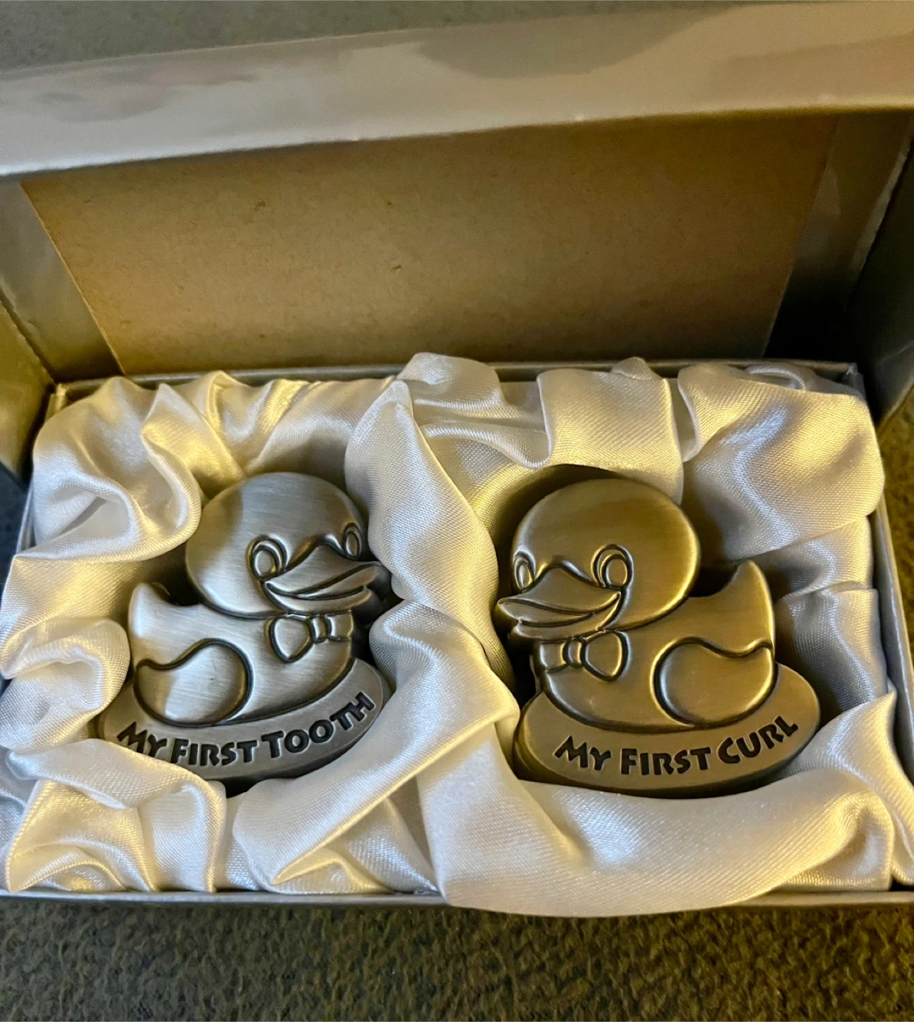 #🧡 My First Tooth & Curl Keepsake Box - New - photo 2