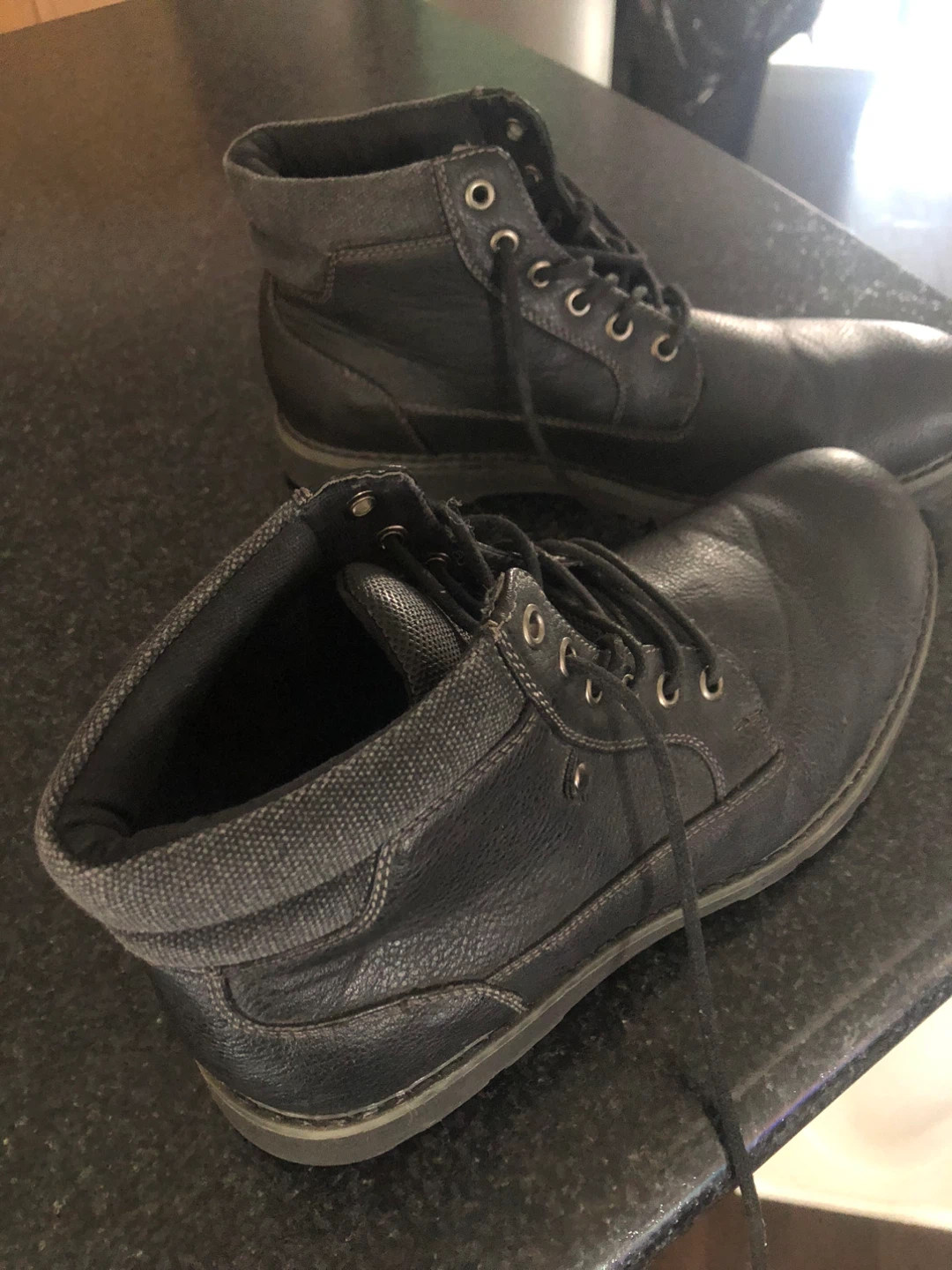 Hillside Hall-Way Black Boots - Size 9M - photo 2