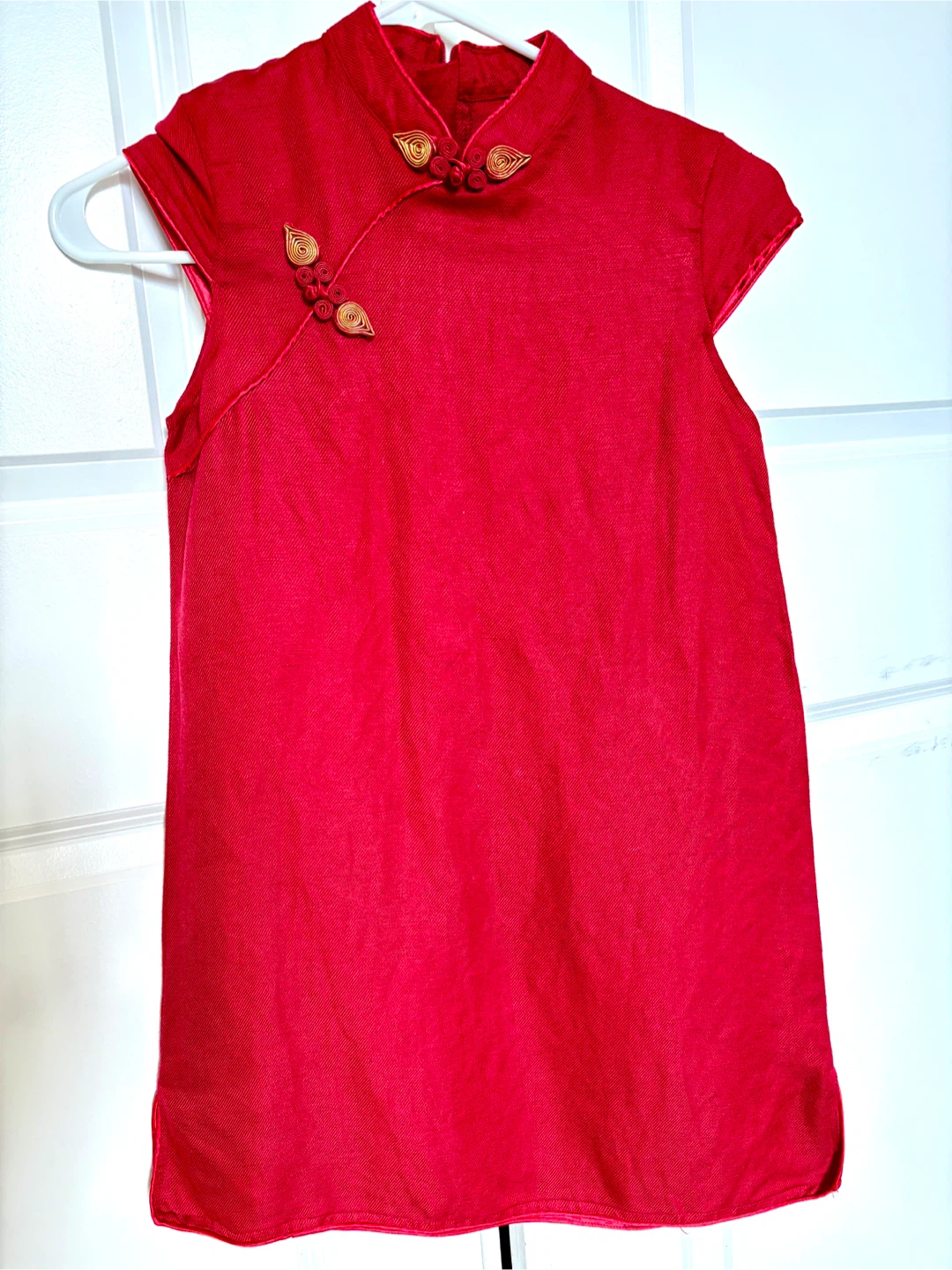 Girl’s Red Cheongsam Dress