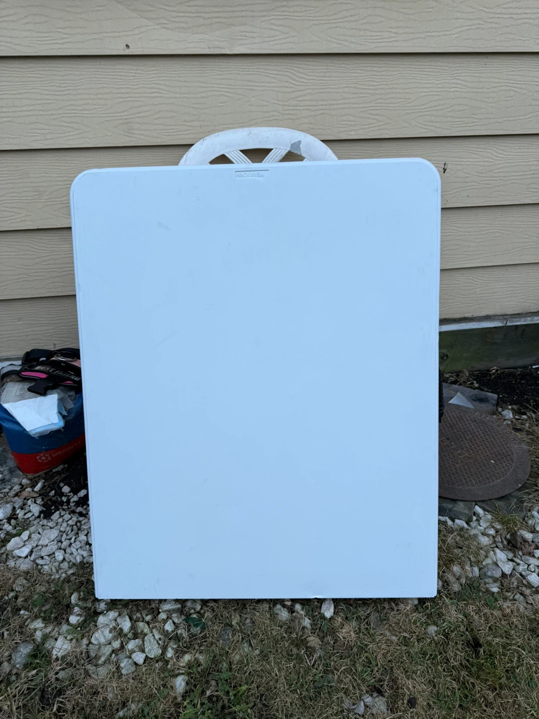 White Folding Table - photo 2
