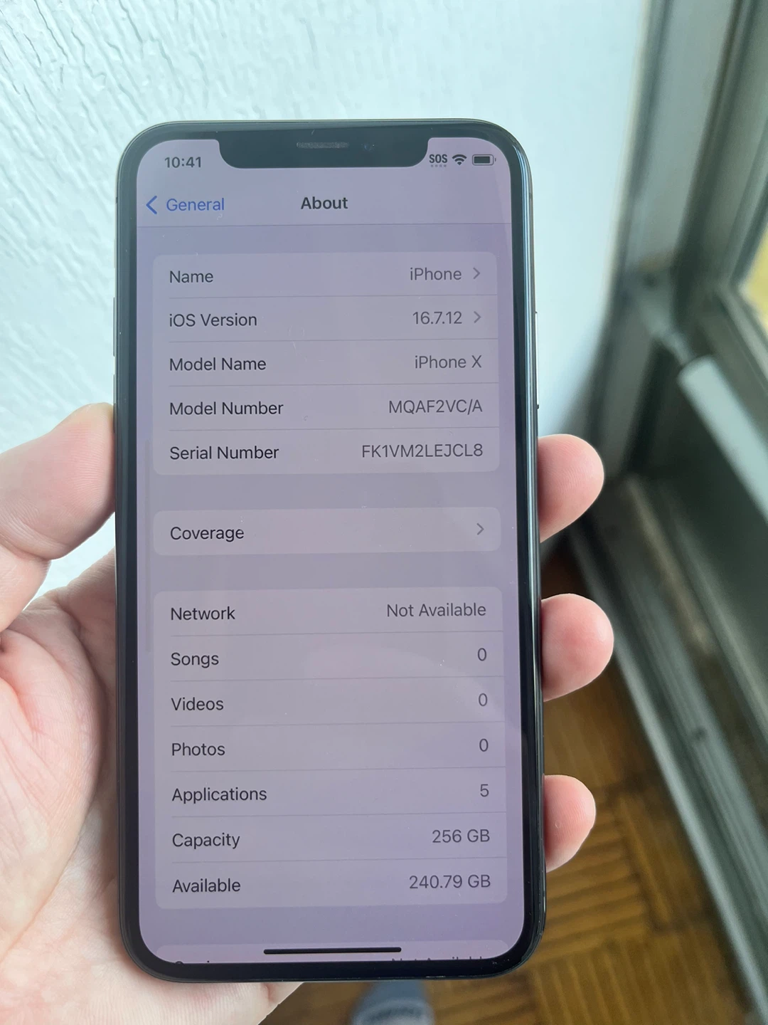 iPhone X - 256GB - Black