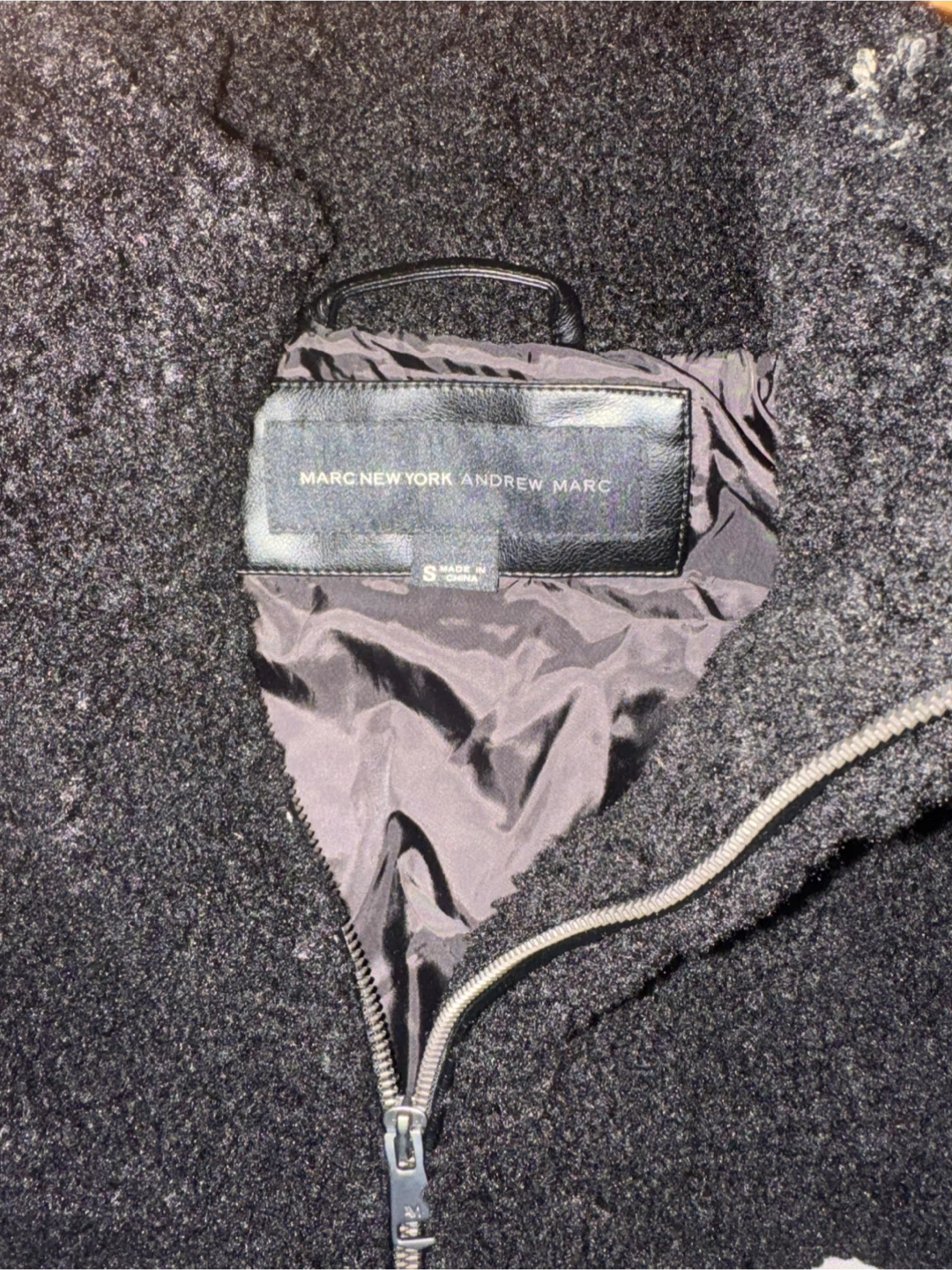 Marc New York Andrew Marc Black Coat - Size S - photo 2