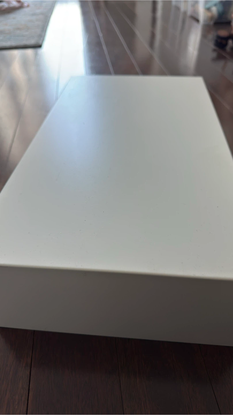 White Desk Organizer/Monitor Stand with Drawer - photo 3