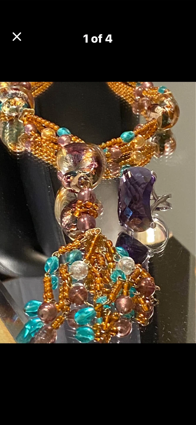 ✨Spectacular Murano Glass Necklace - photo 2