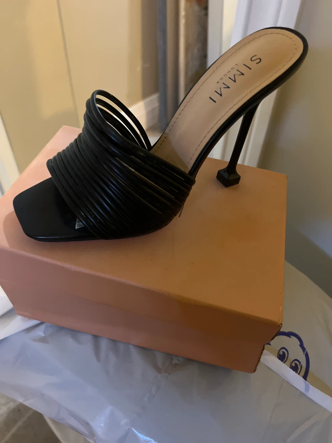 Simmi London Black Heels, Size 7