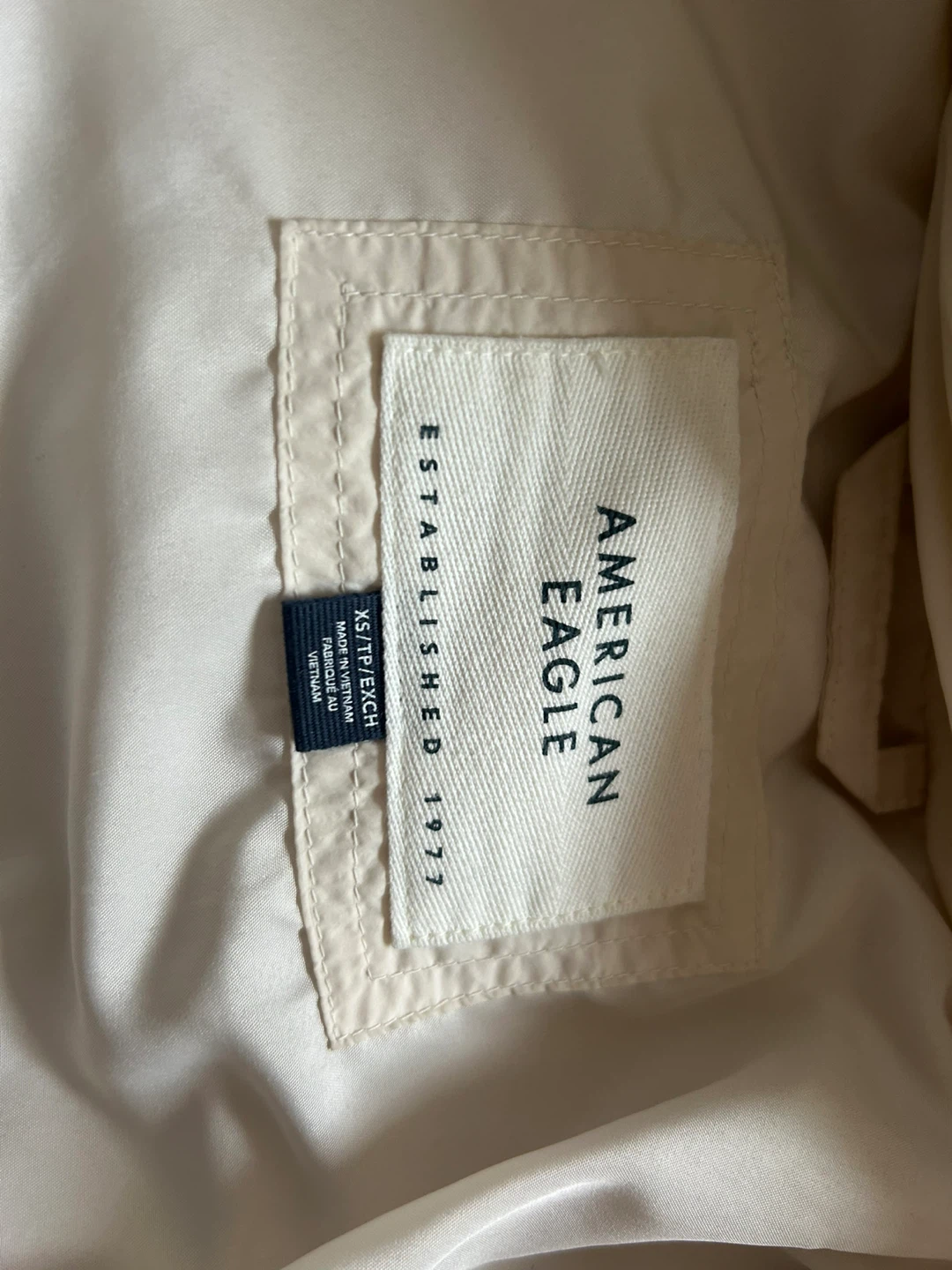 American Eagle XS Puffer Jacket - Cream - photo 2