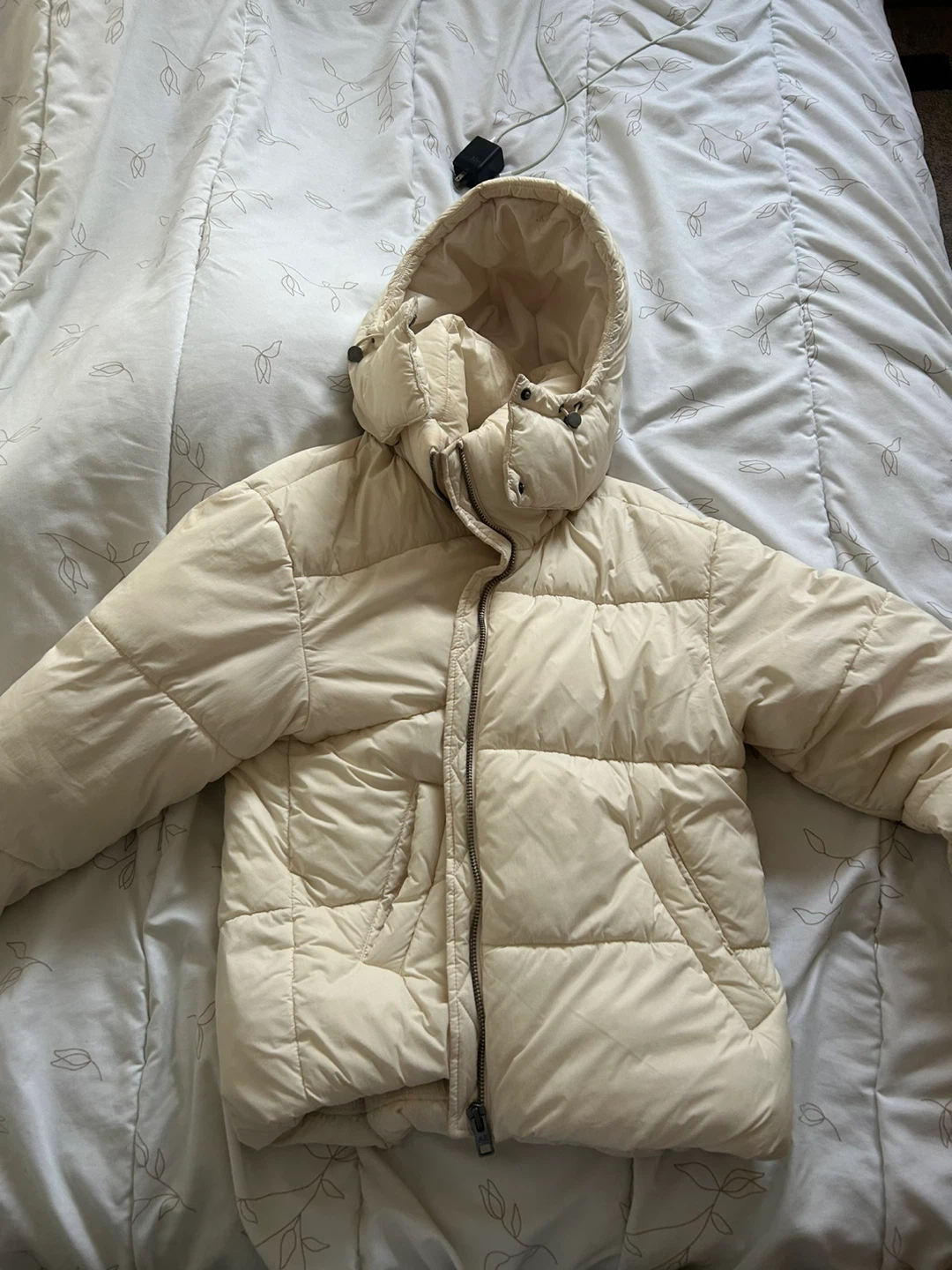 American Eagle XS Puffer Jacket - Cream - photo 3